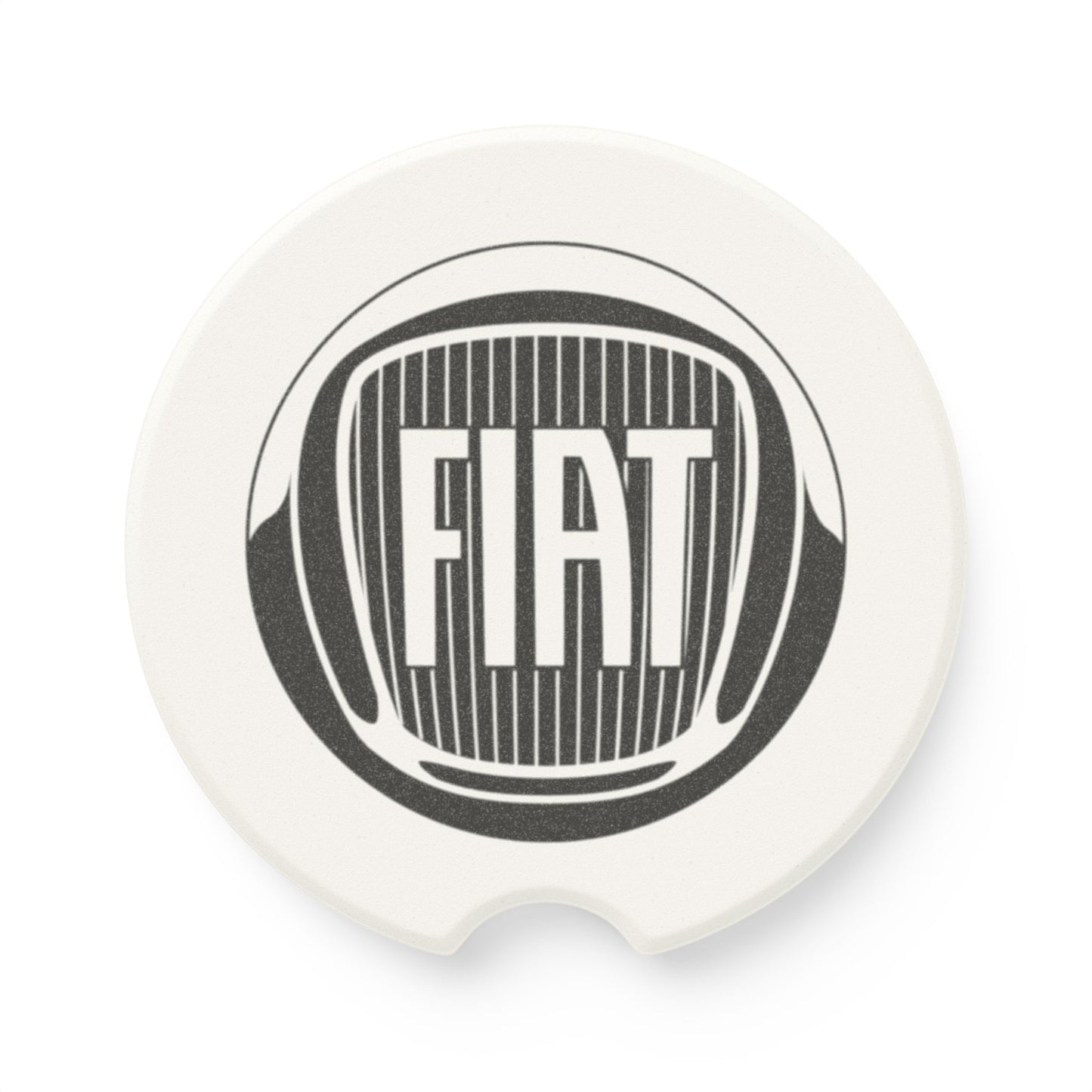 Fiat Logo Soapstone Car Coaster