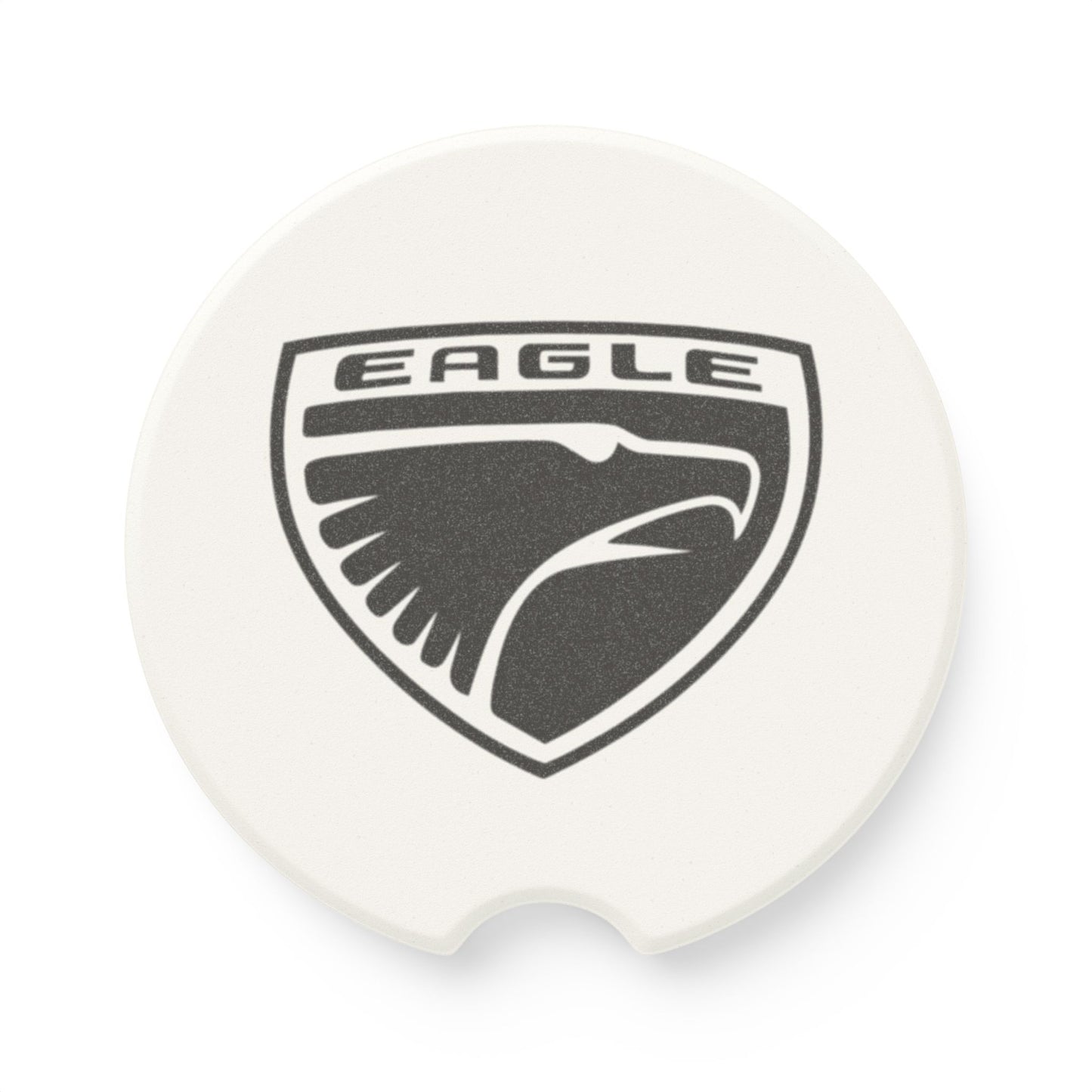 Eagle Logo Soapstone Car Coaster