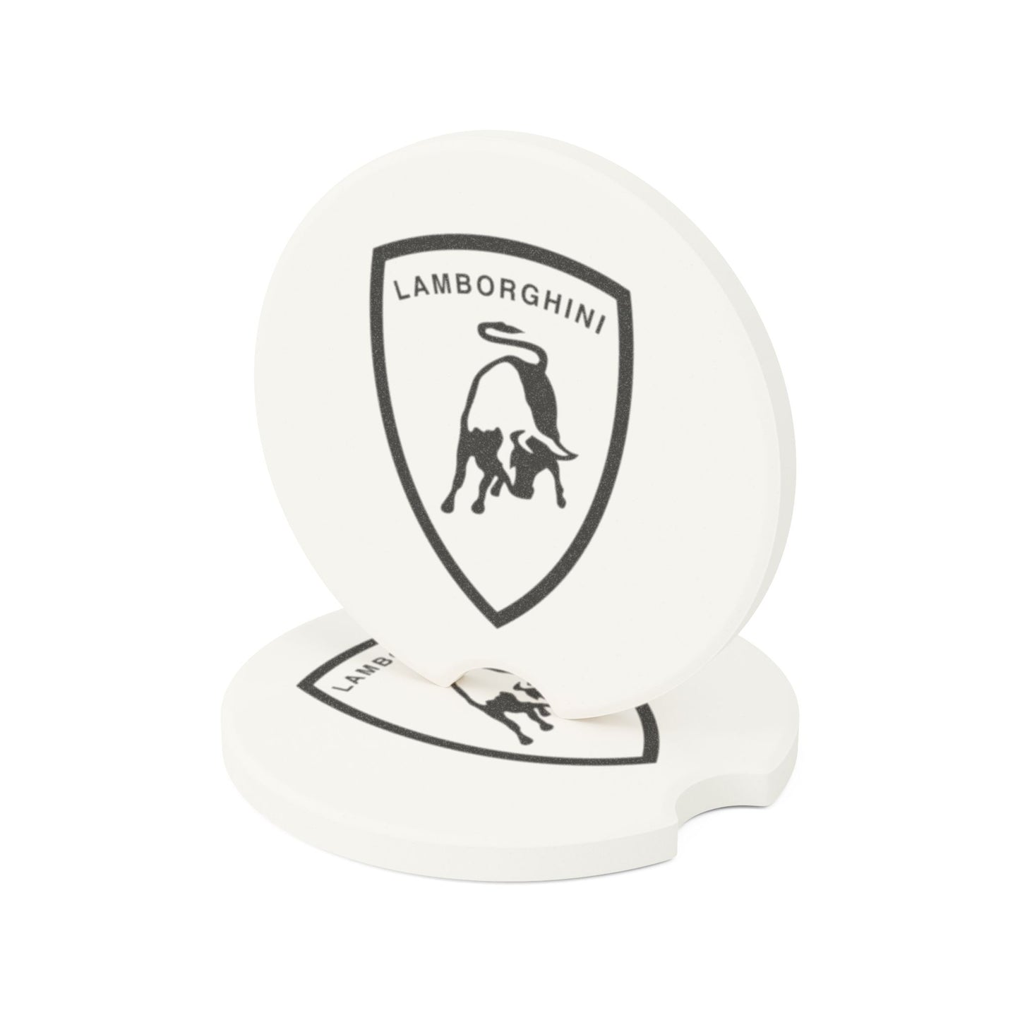 Lamborghini Logo Soapstone Car Coaster