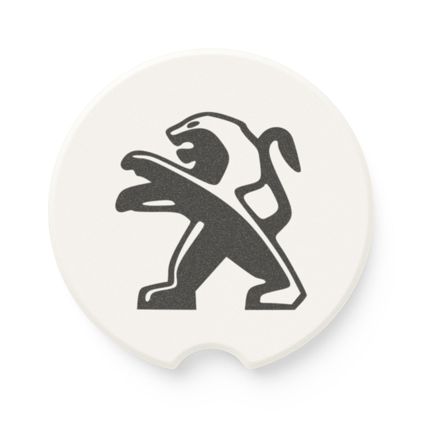 Peugeot Logo Soapstone Car Coaster