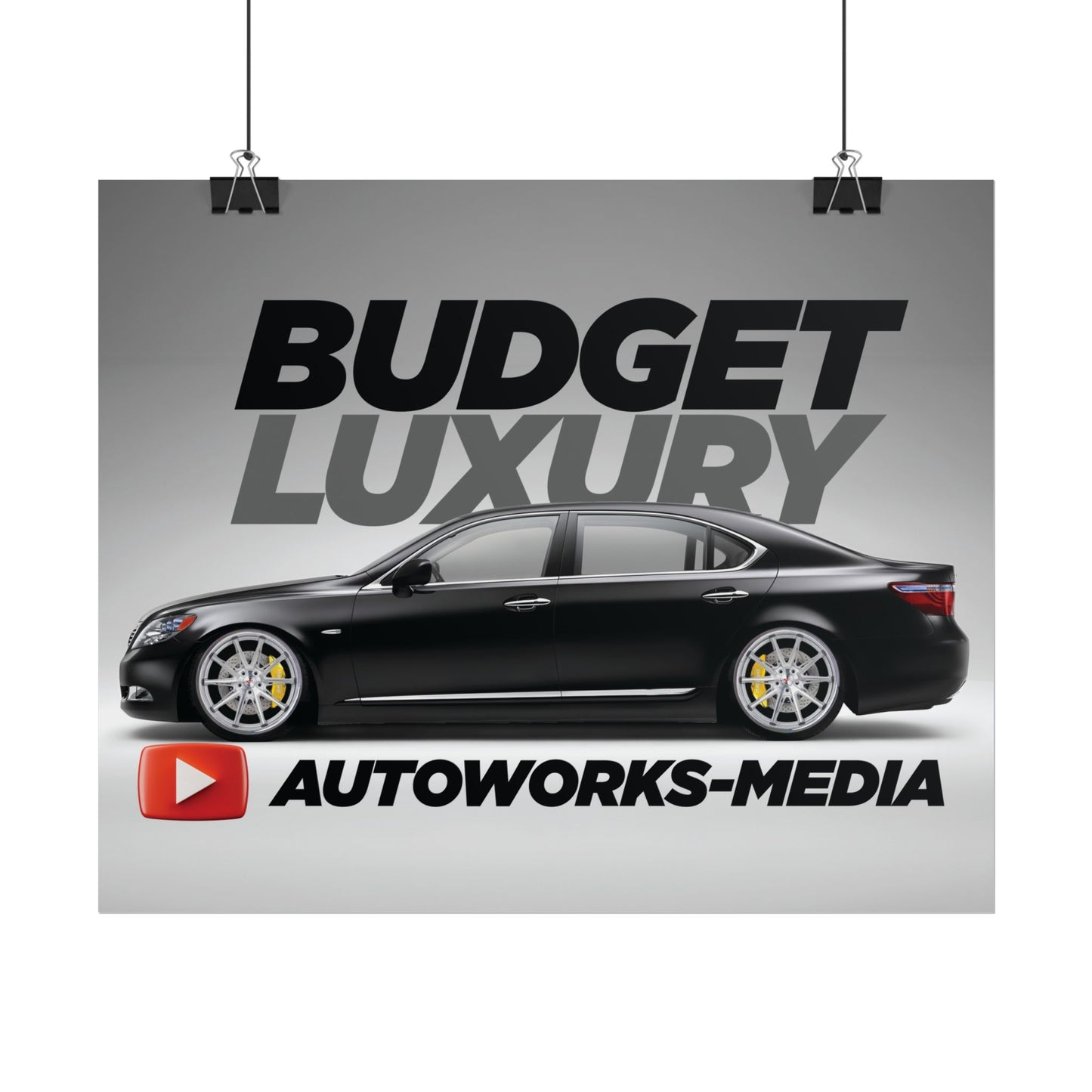 AutoWorks-Media, Lexus LS460 "Budget Luxury" Project Poster