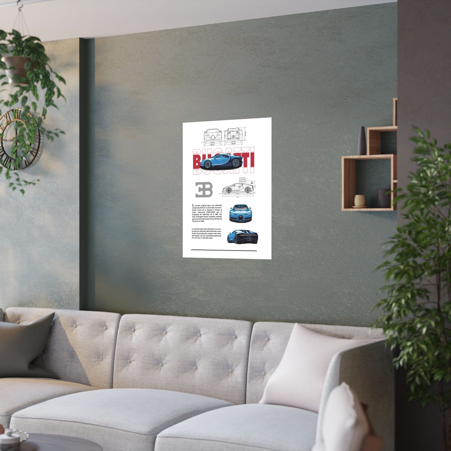 Bugatti Car Art Print