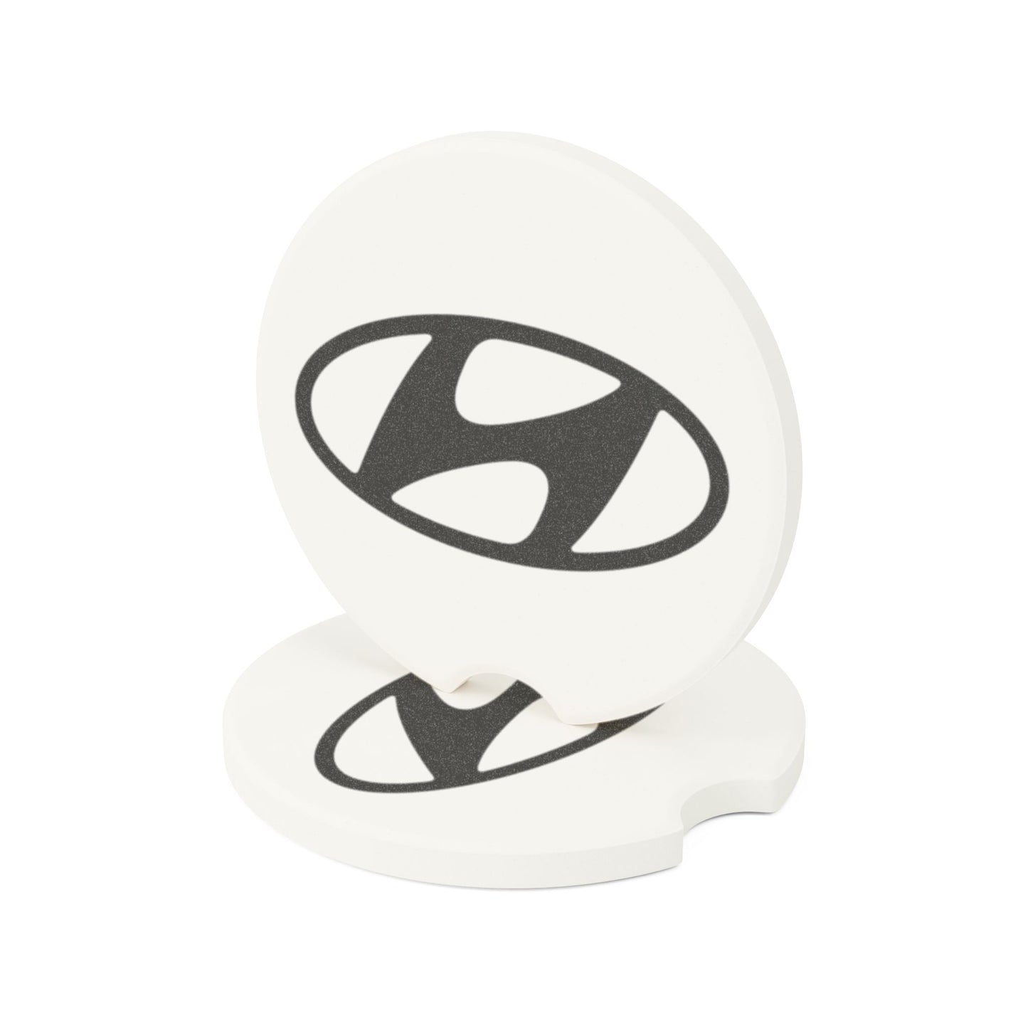 Hyundai Logo Soapstone Car Coaster