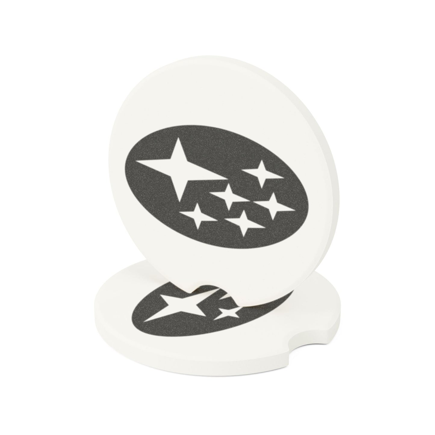 Subaru Logo Soapstone Car Coaster