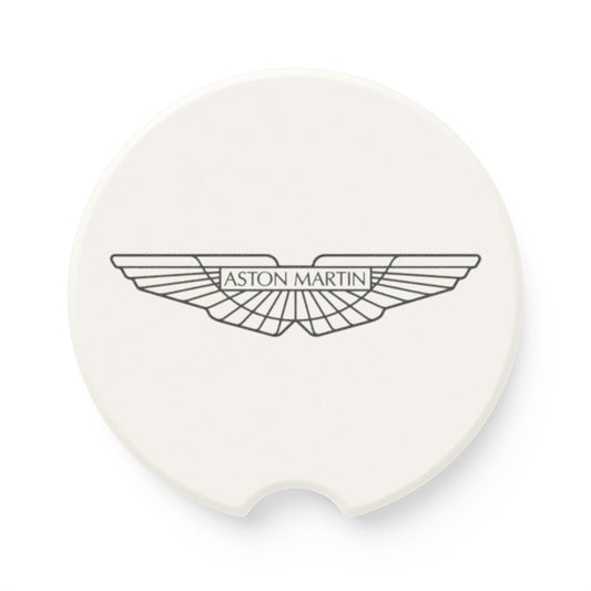 Aston Martin Logo Soapstone Car Coaster