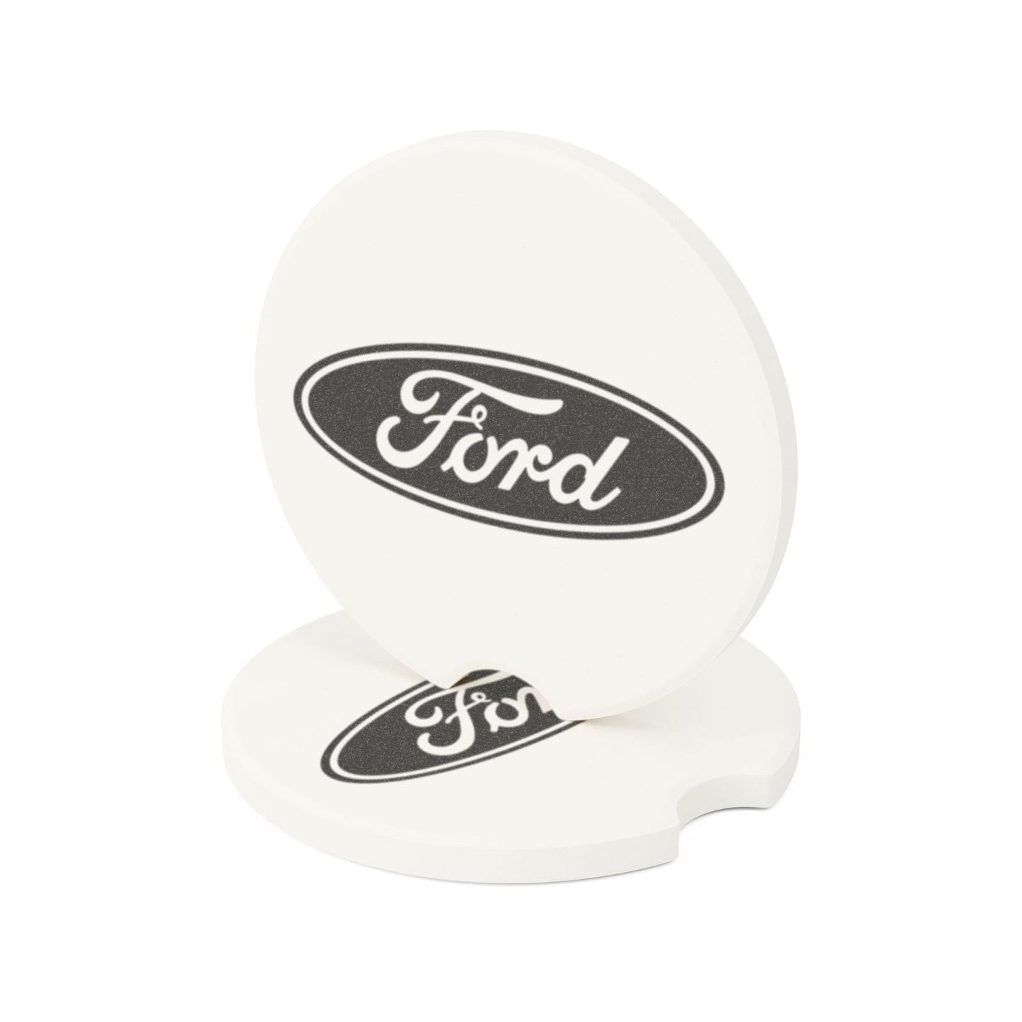 Ford Logo Soapstone Car Coaster