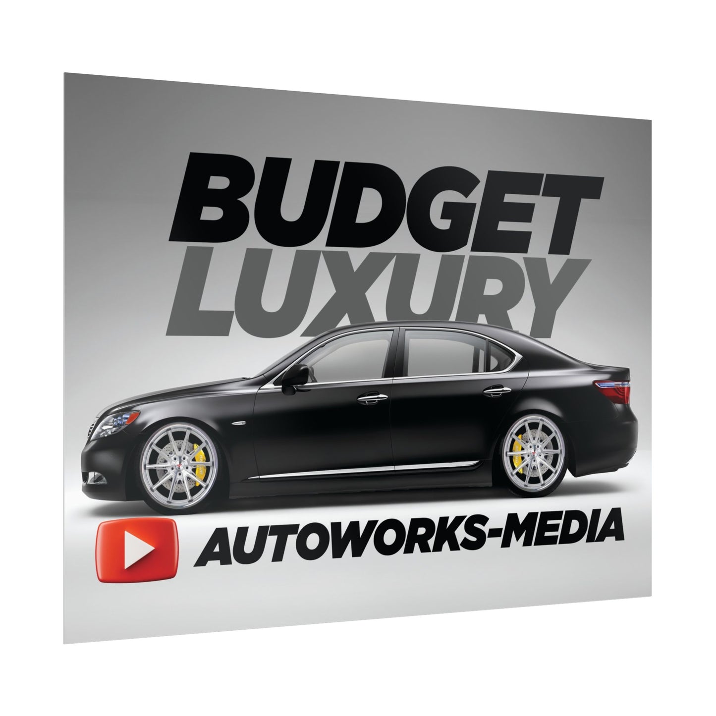 AutoWorks-Media, Lexus LS460 "Budget Luxury" Project Poster