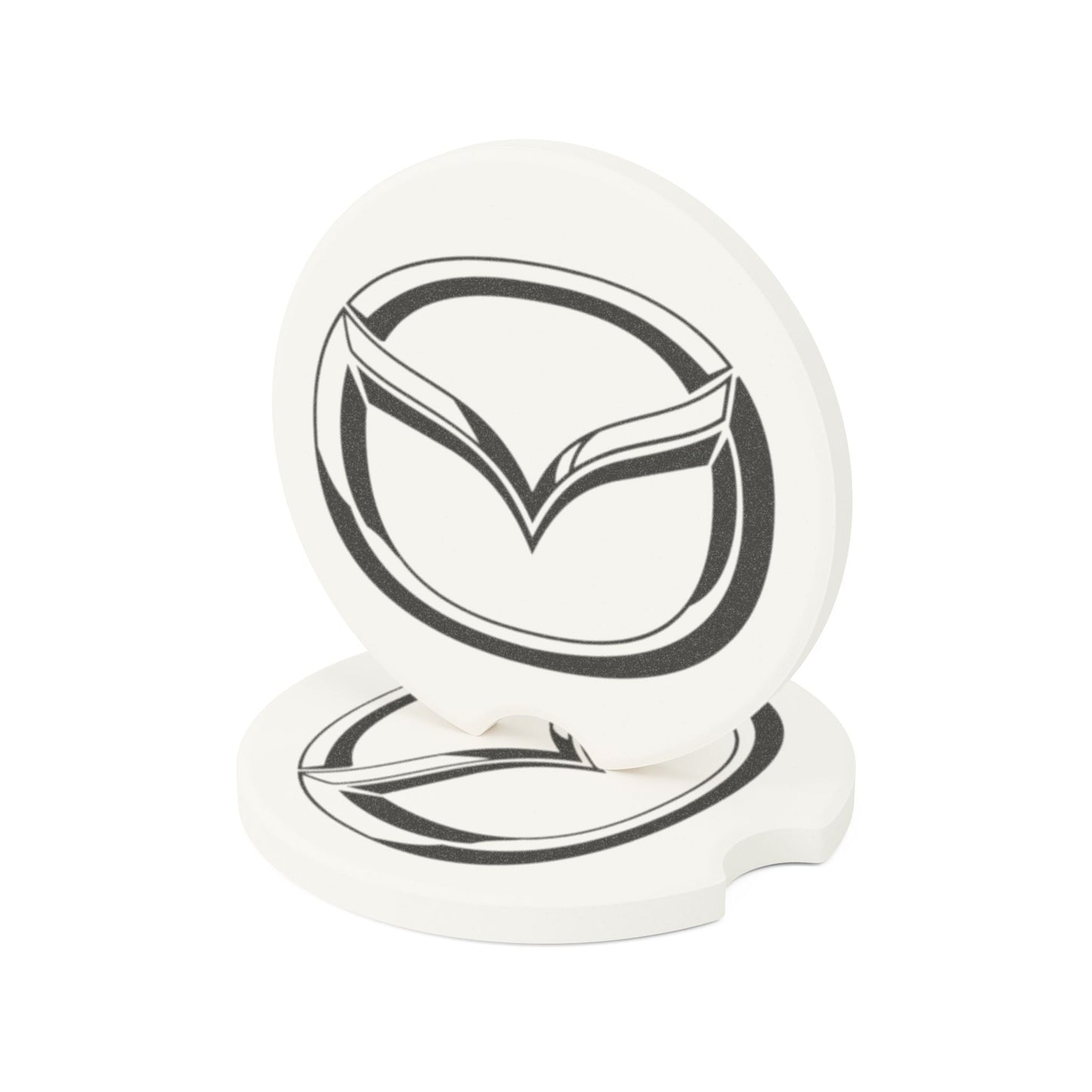 Mazda Logo Soapstone Car Coaster