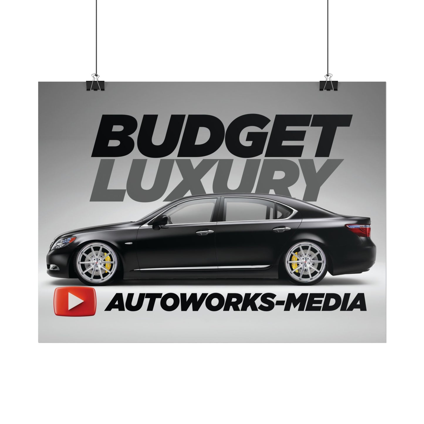 AutoWorks-Media, Lexus LS460 "Budget Luxury" Project Poster