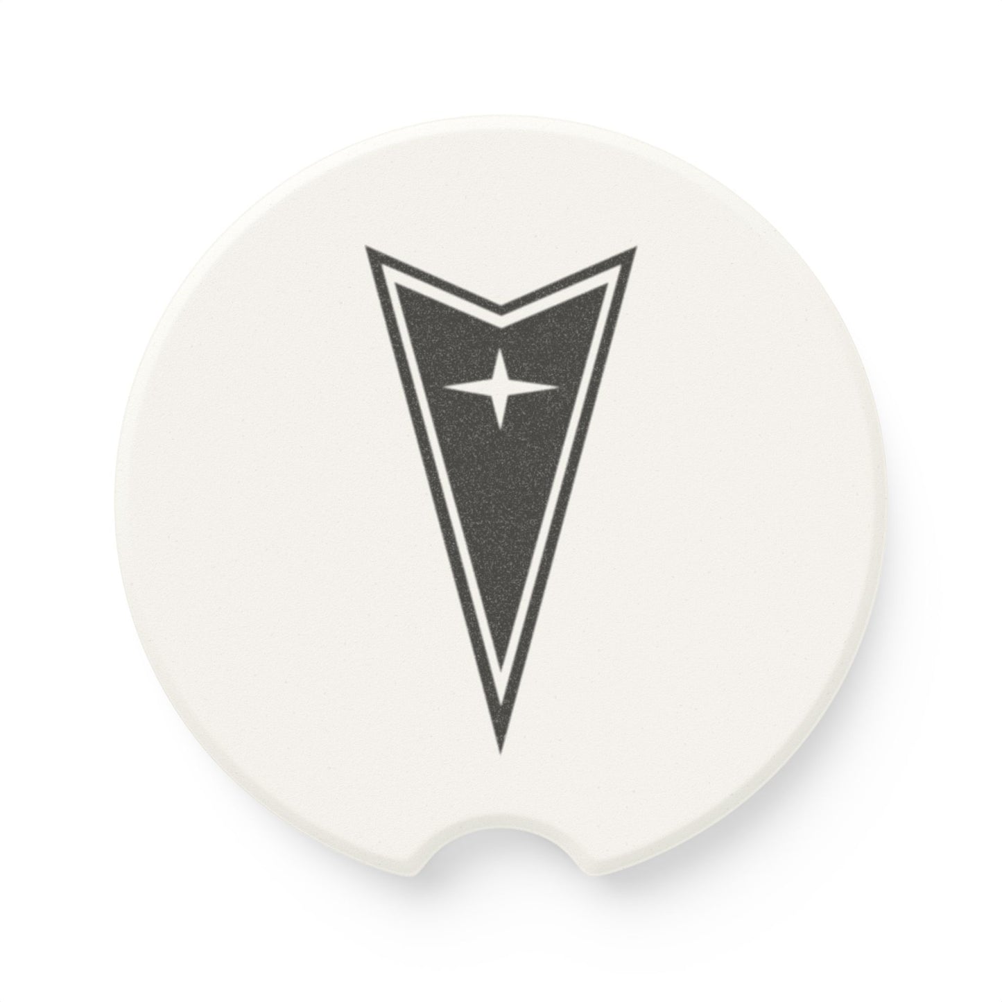 Pontiac Logo Soapstone Car Coaster