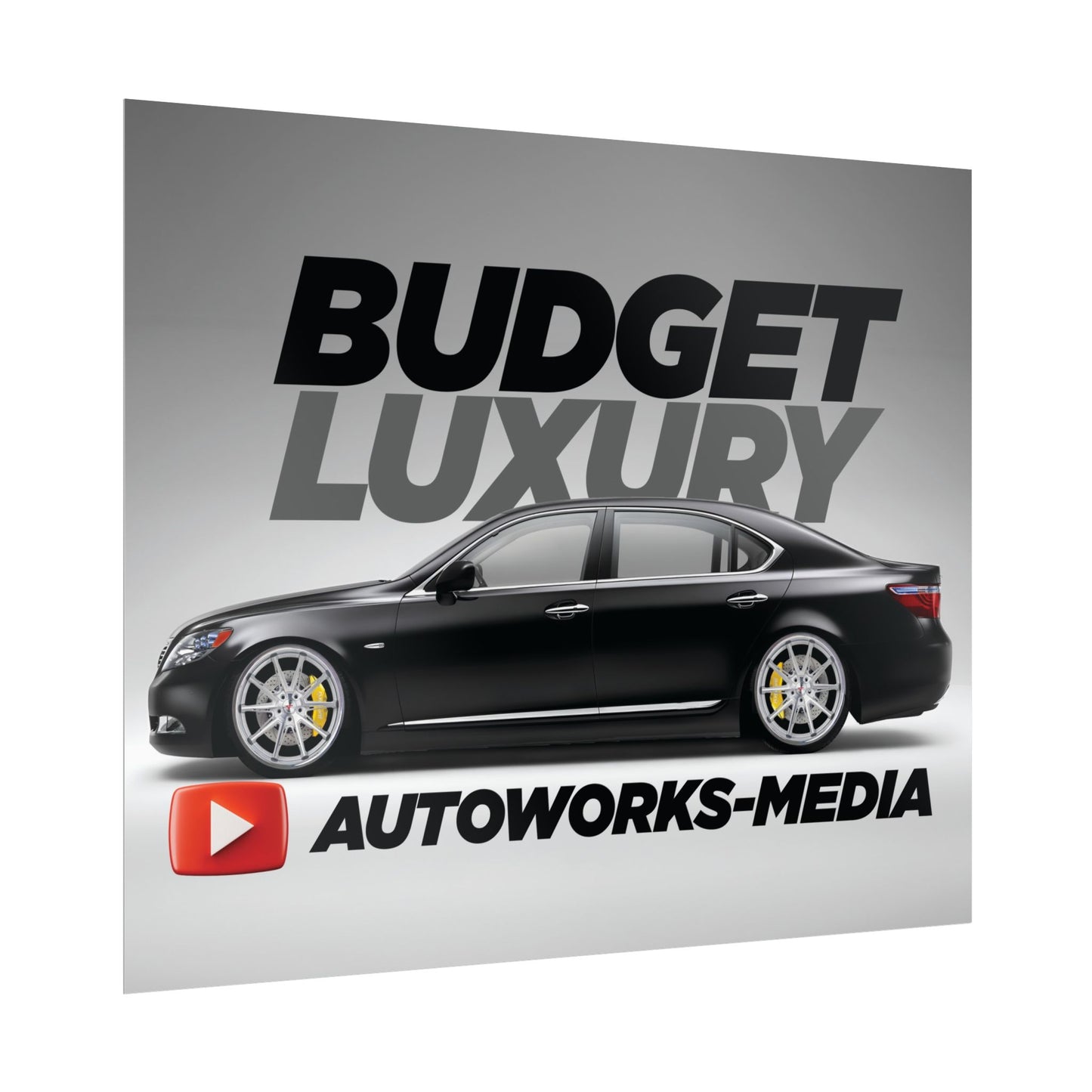 AutoWorks-Media, Lexus LS460 "Budget Luxury" Project Poster