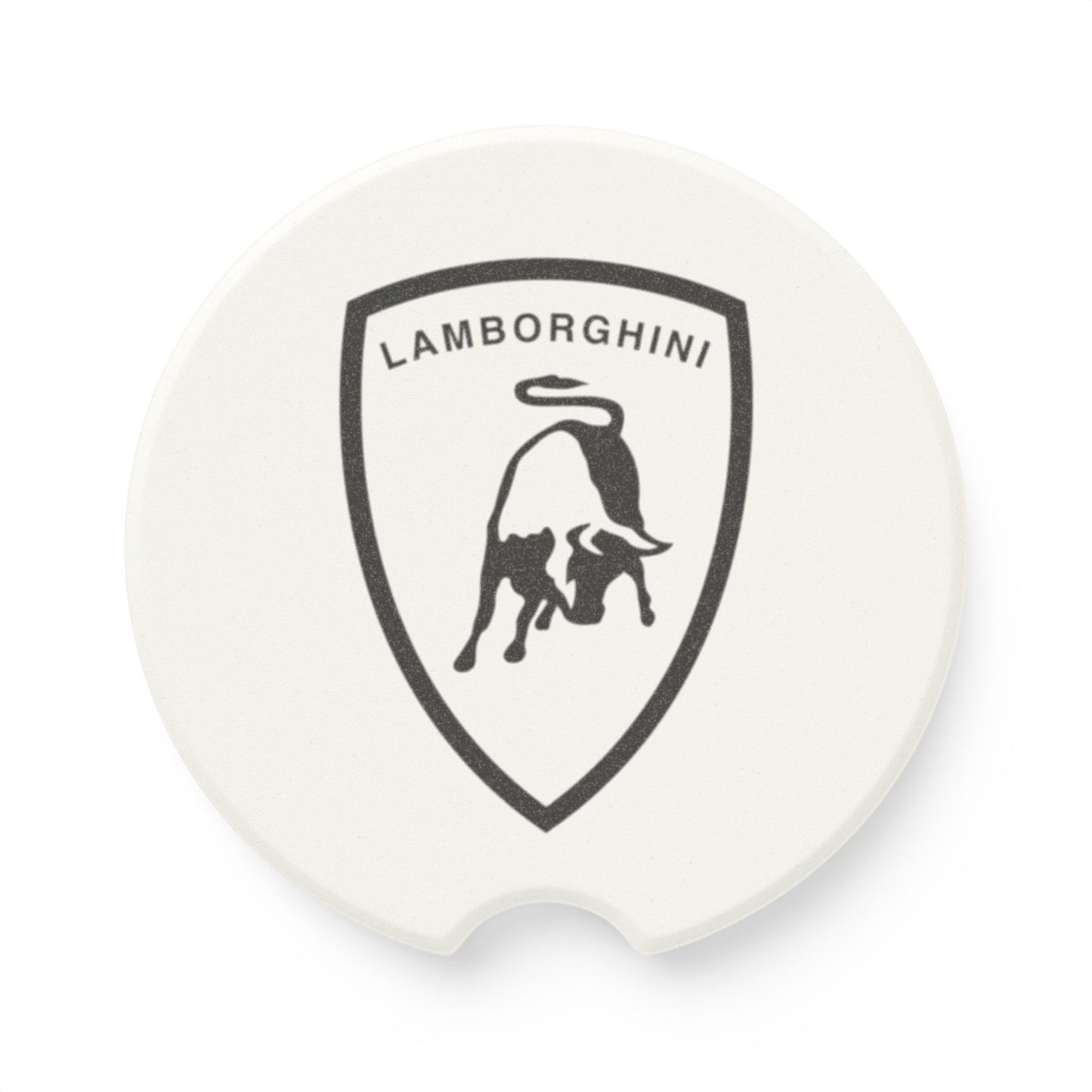 Lamborghini Logo Soapstone Car Coaster