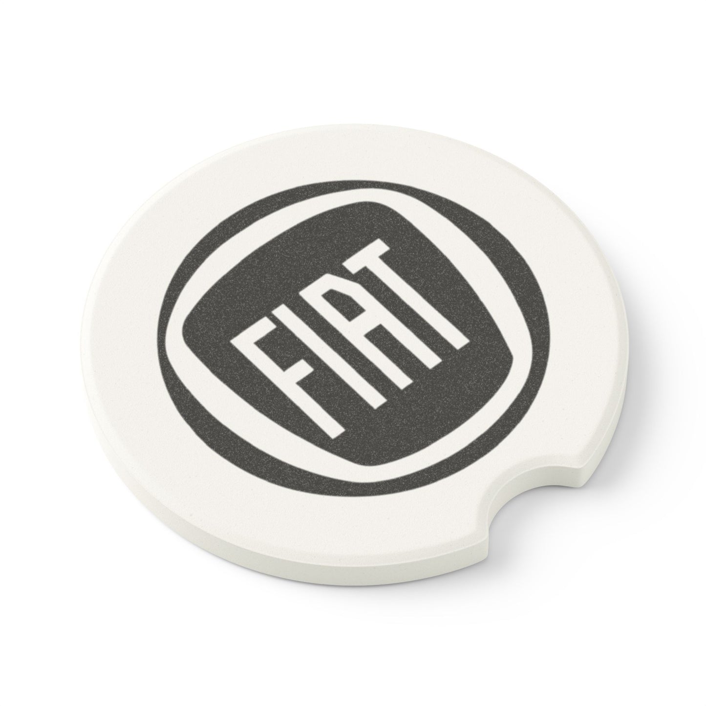 Fiat Logo Soapstone Car Coaster