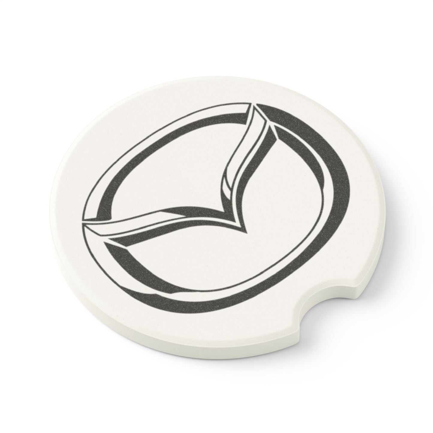 Mazda Logo Soapstone Car Coaster