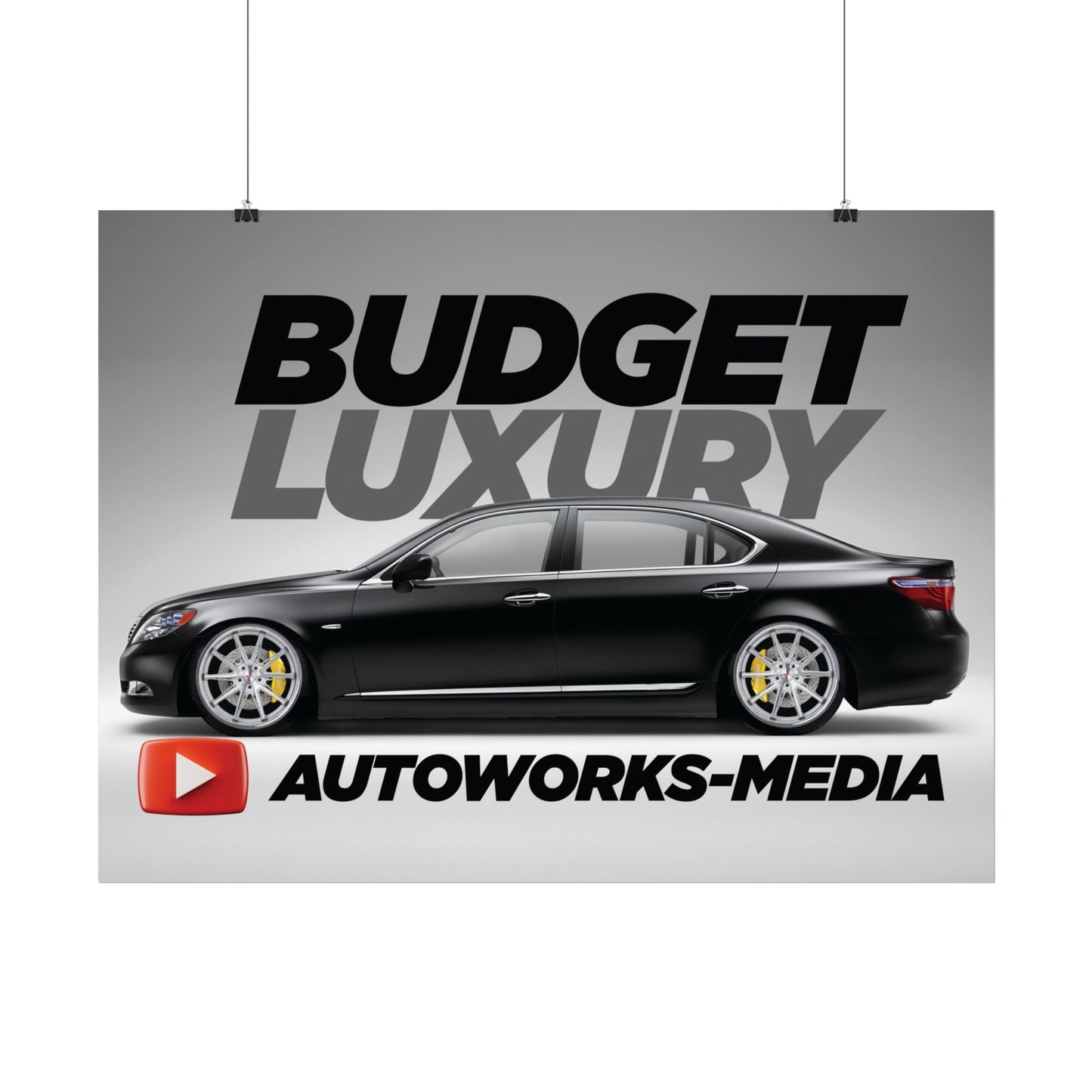 AutoWorks-Media, Lexus LS460 "Budget Luxury" Project Poster