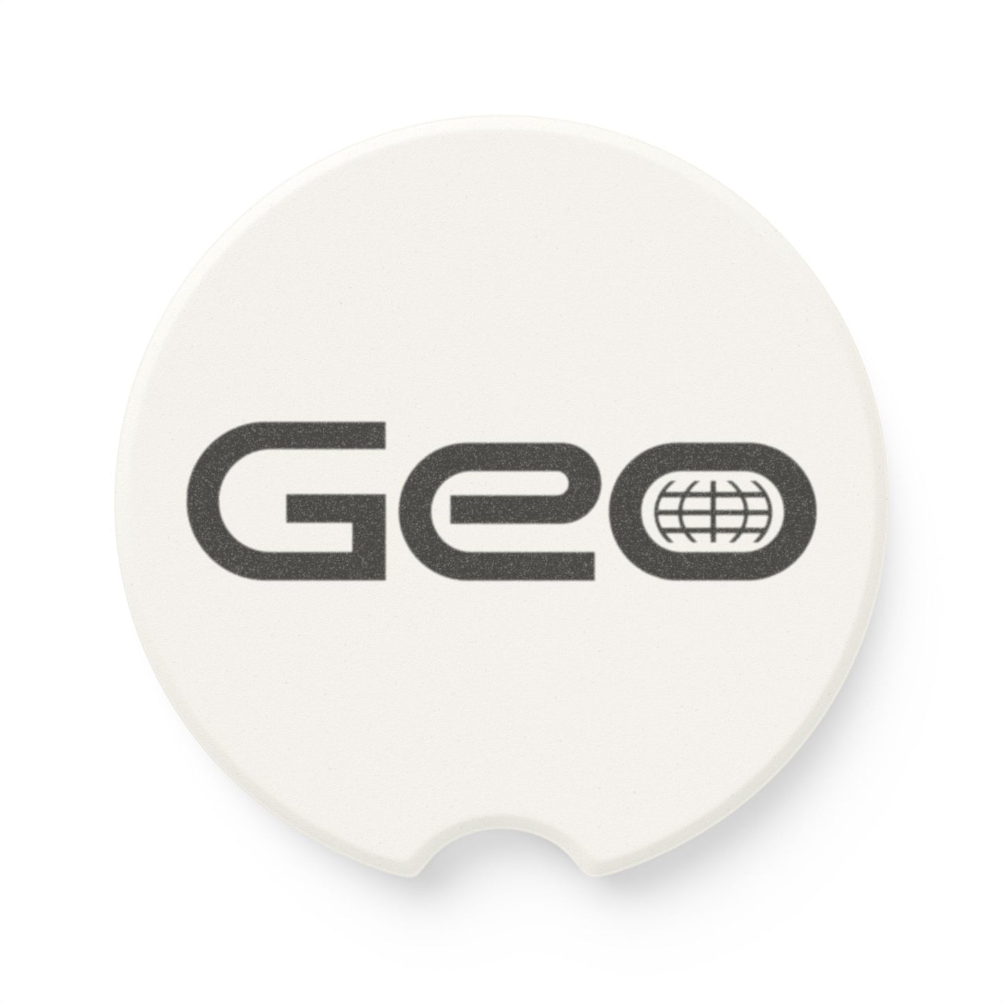 Geo Logo Soapstone Car Coaster
