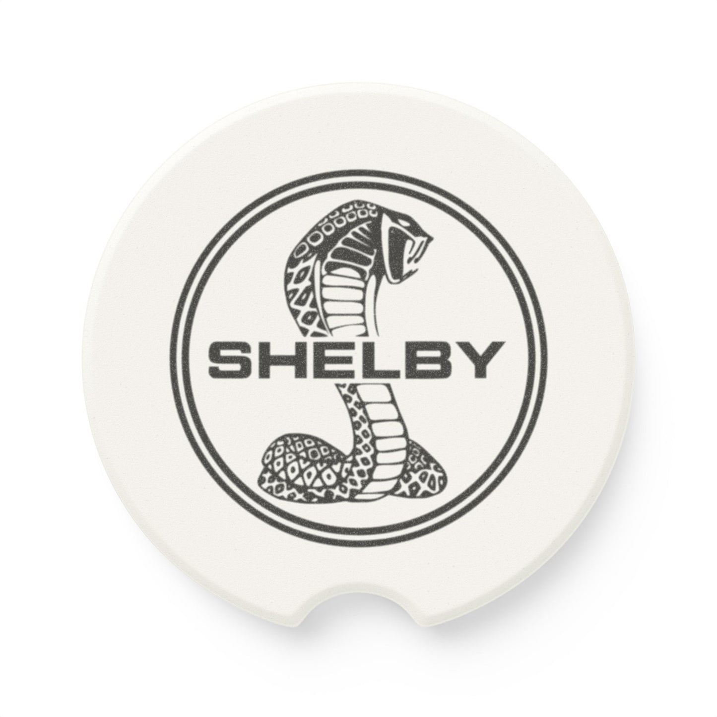 Shelby Logo Soapstone Car Coaster