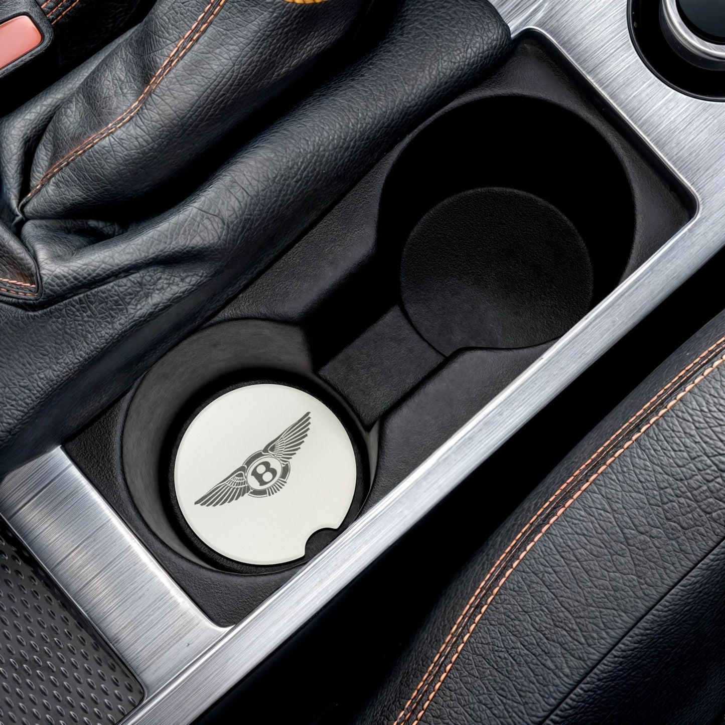 Bentley Logo Soapstone Car Coaster