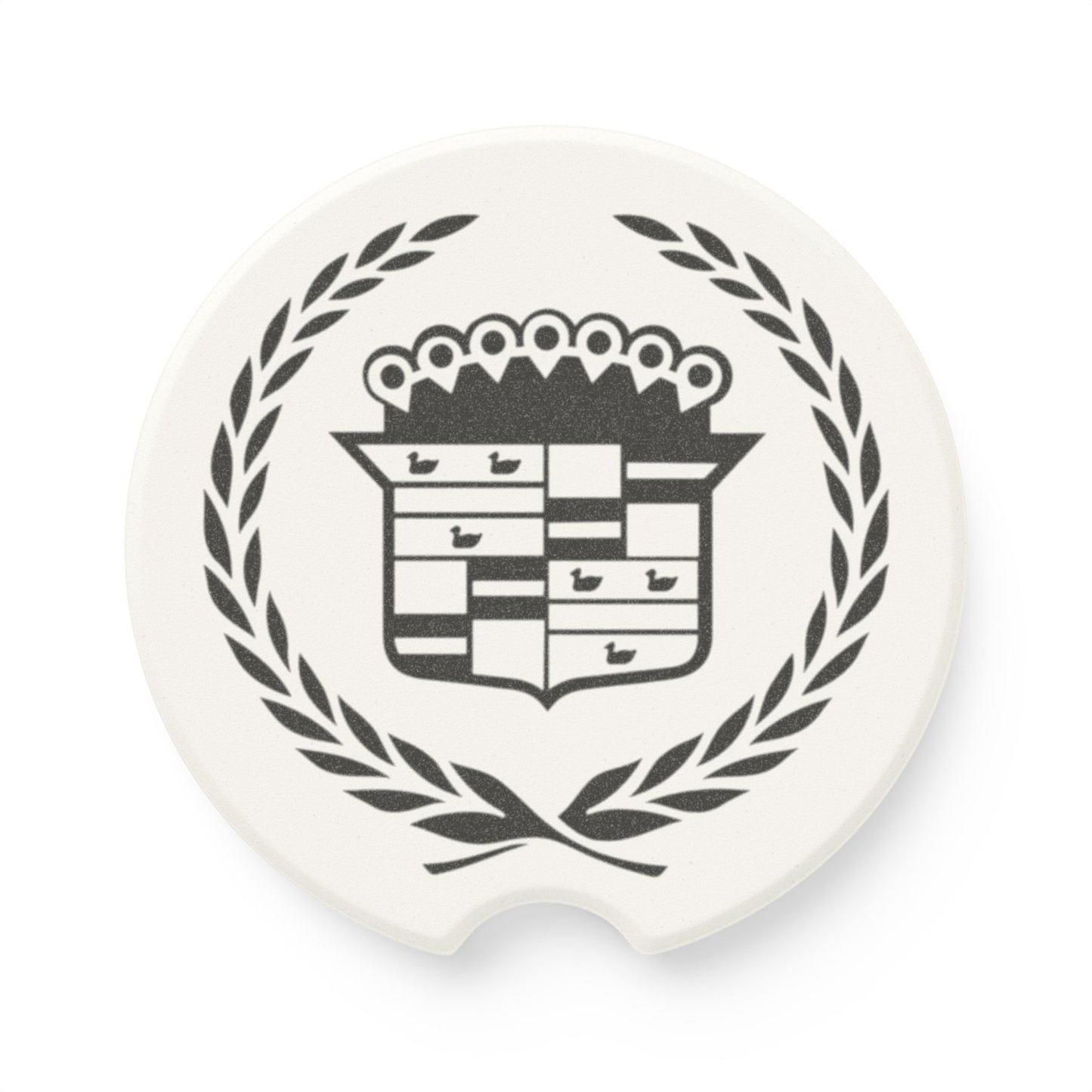 Cadillac Logo Soapstone Car Coaster