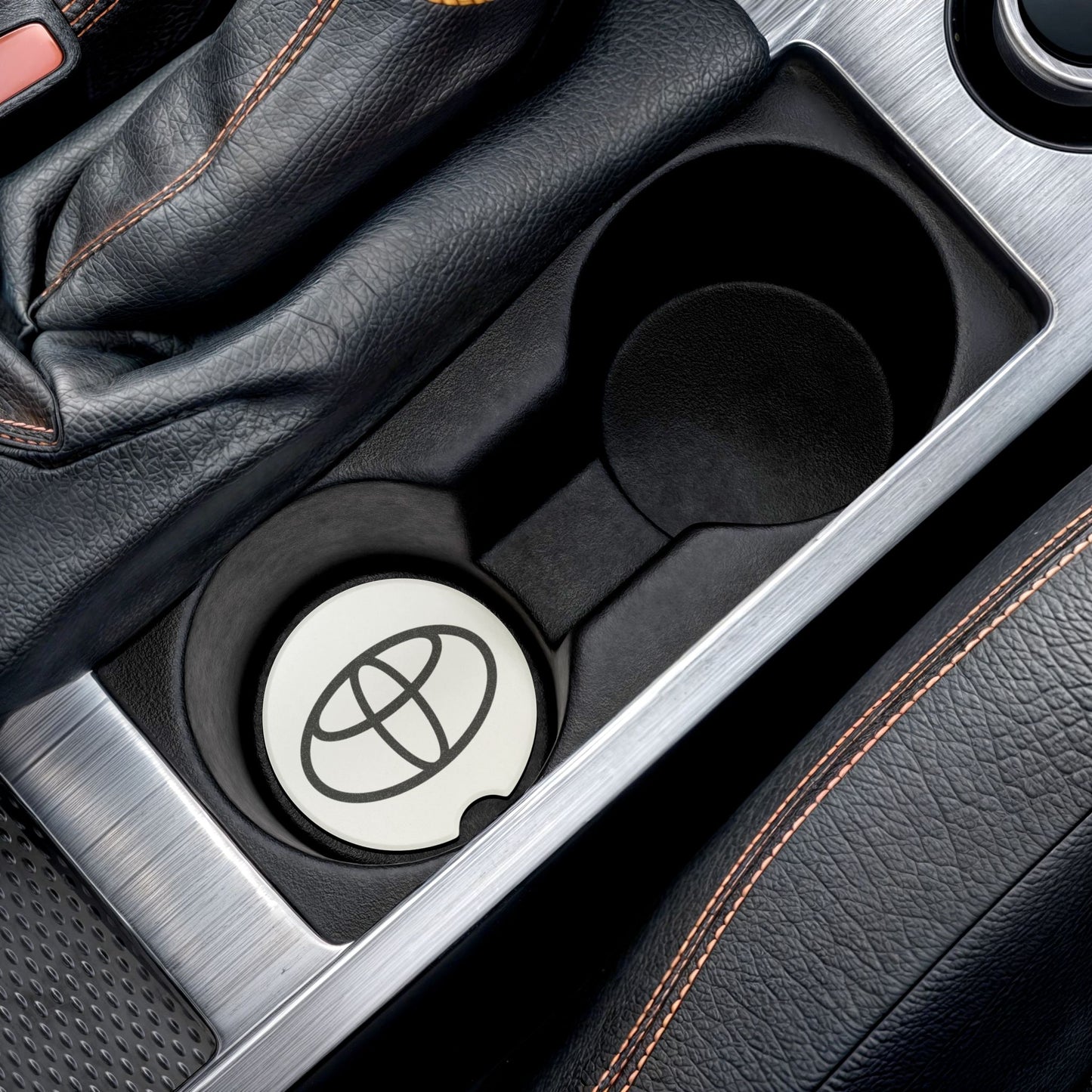 Toyota Logo Soapstone Car Coaster