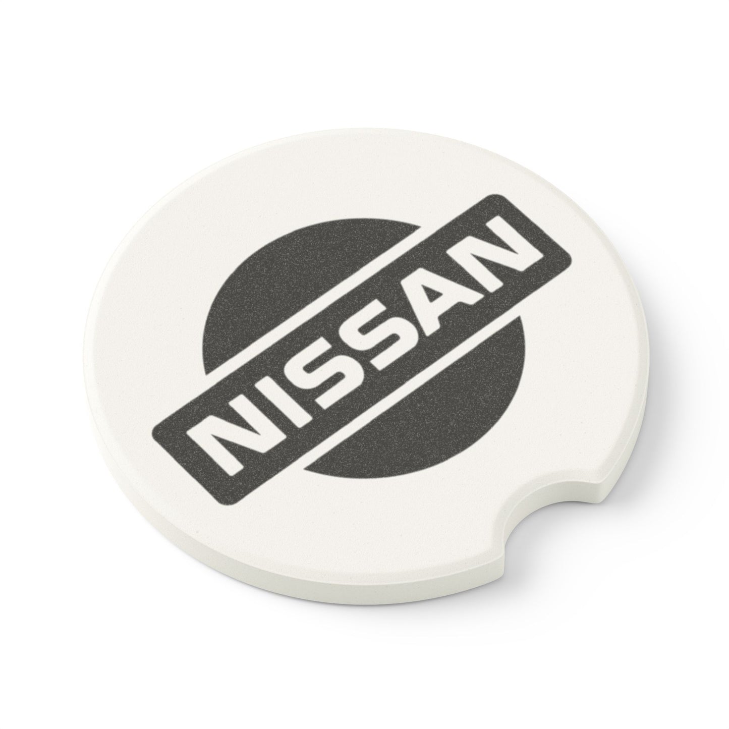 Nissan Logo Soapstone Car Coaster