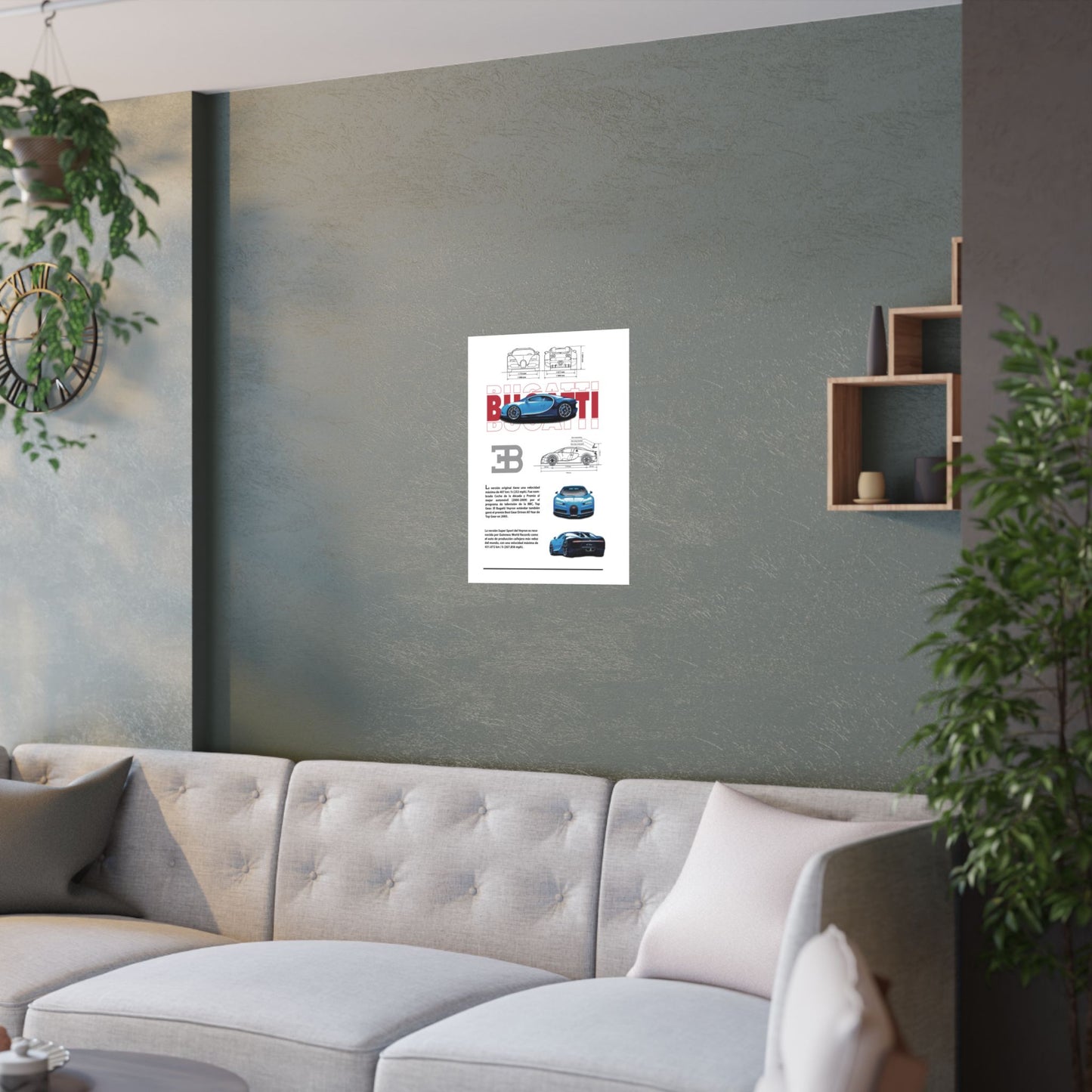 Bugatti Car Art Print