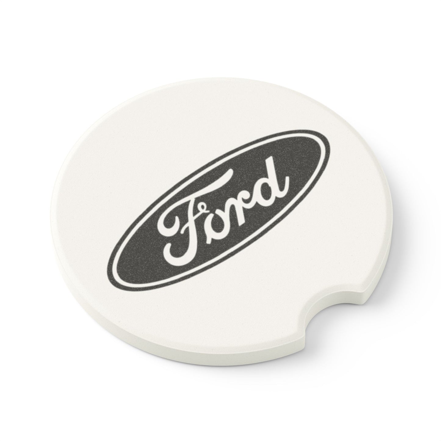 Ford Logo Soapstone Car Coaster