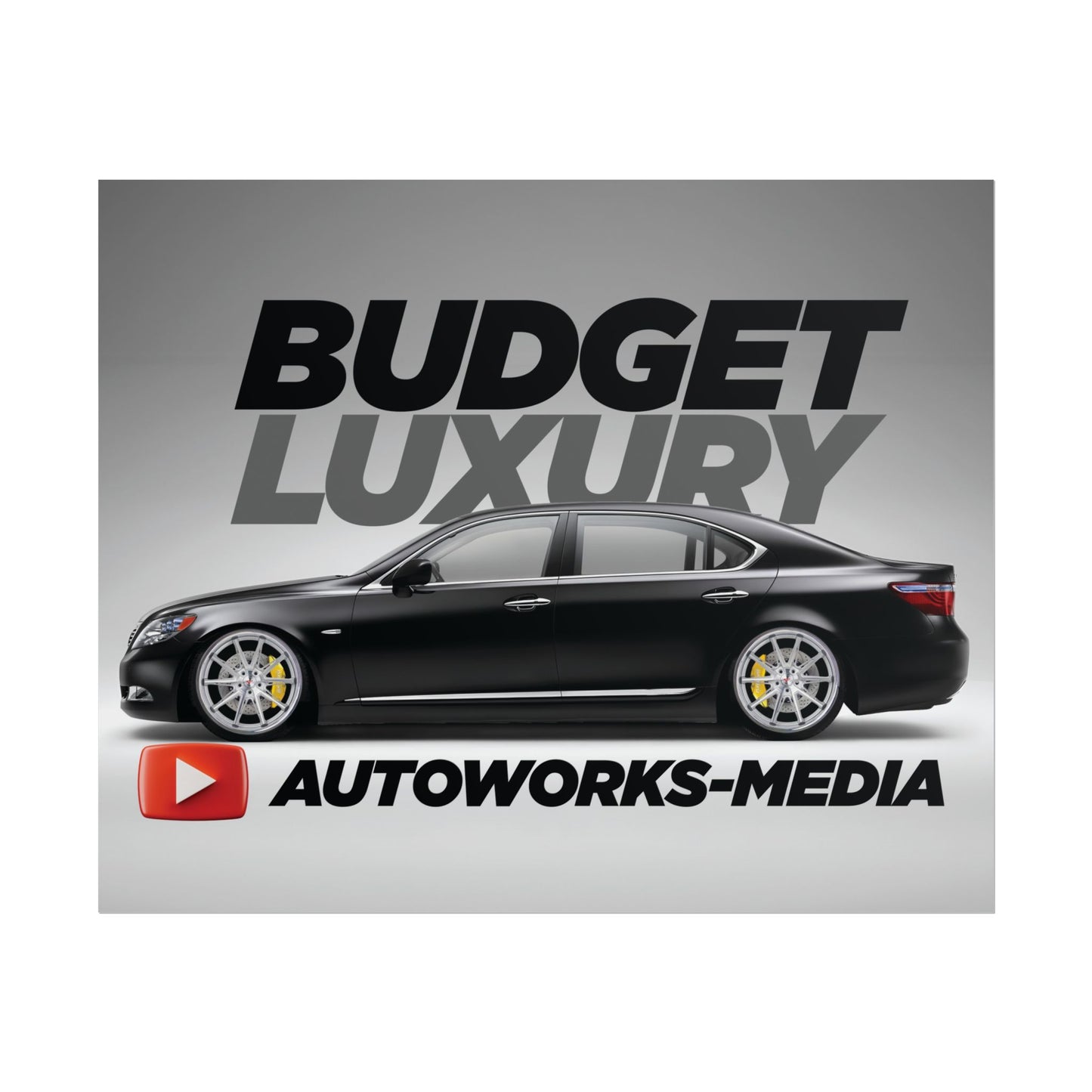 AutoWorks-Media, Lexus LS460 "Budget Luxury" Project Poster