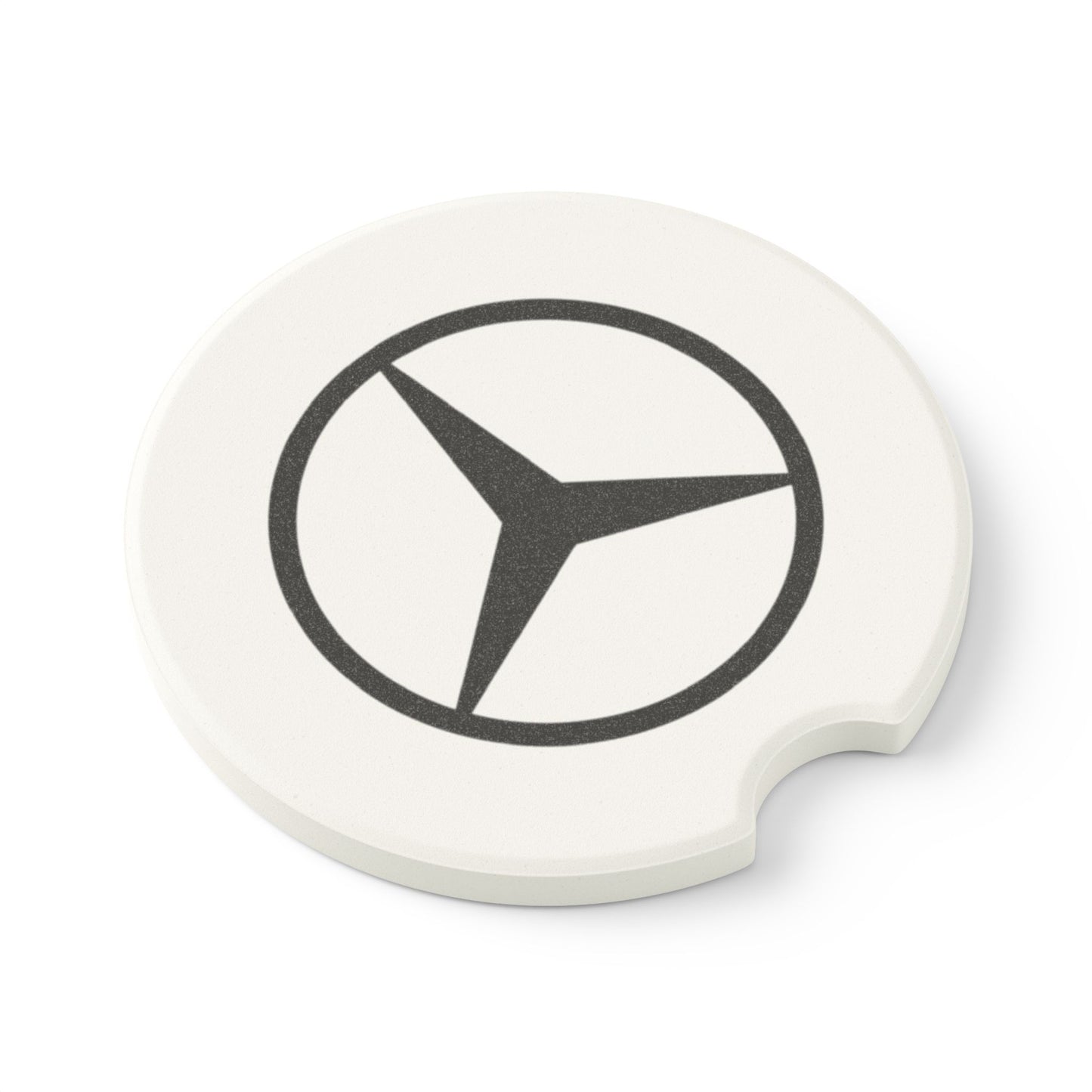 Mercedes-Benz Logo Soapstone Car Coaster