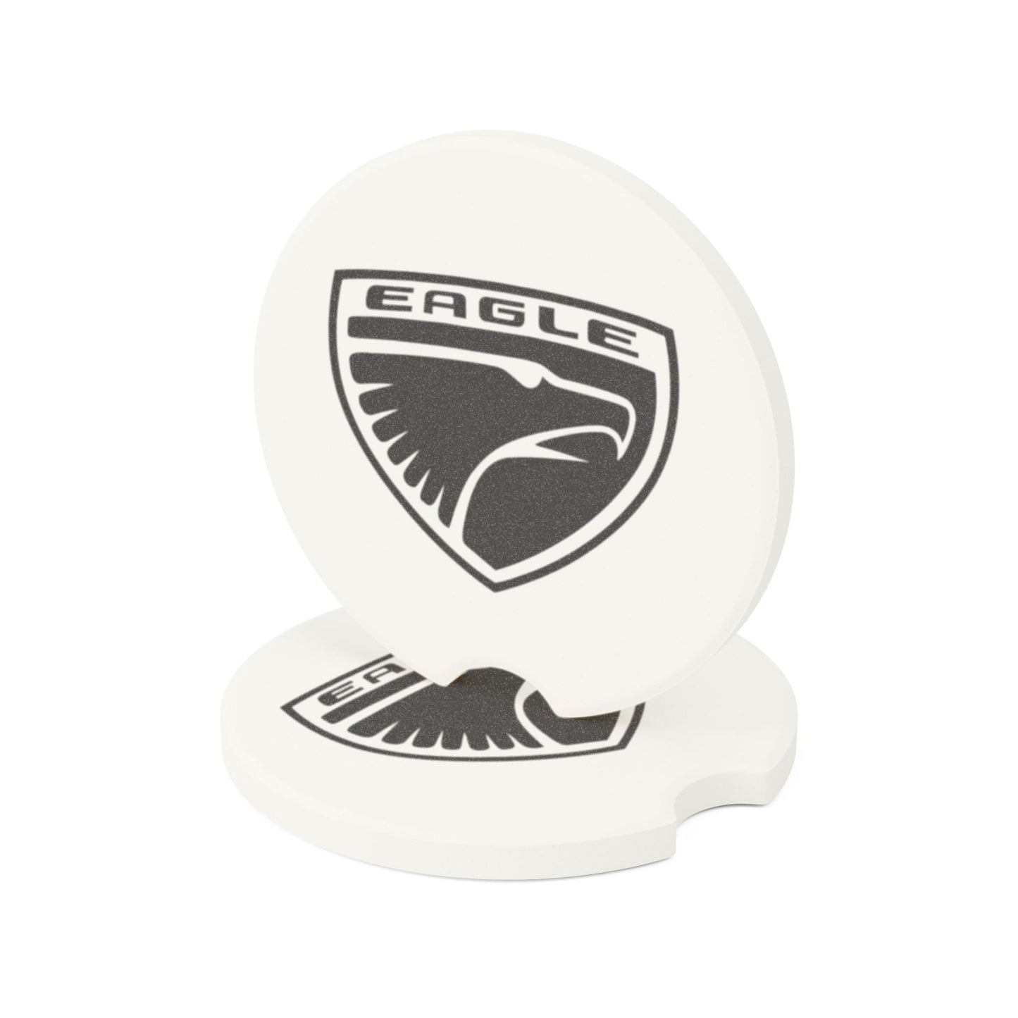 Eagle Logo Soapstone Car Coaster