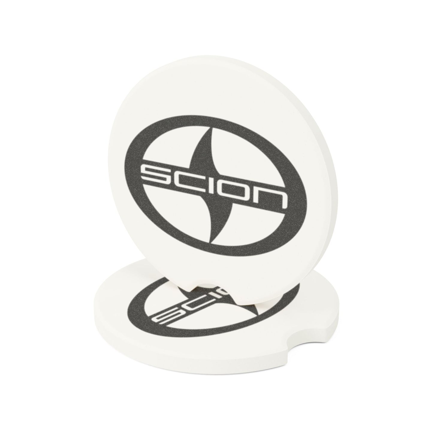 Scion Logo Soapstone Car Coaster