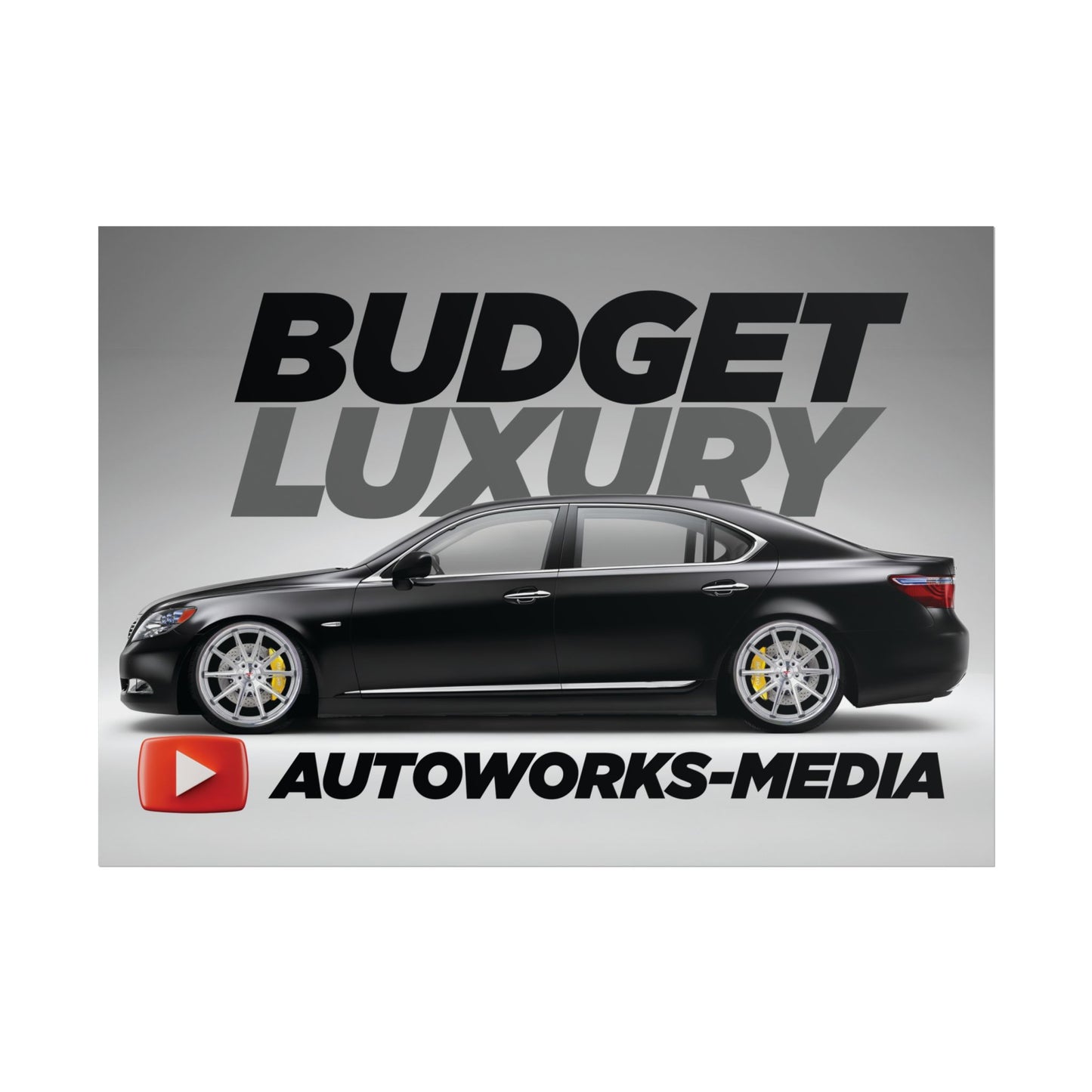 AutoWorks-Media, Lexus LS460 "Budget Luxury" Project Poster