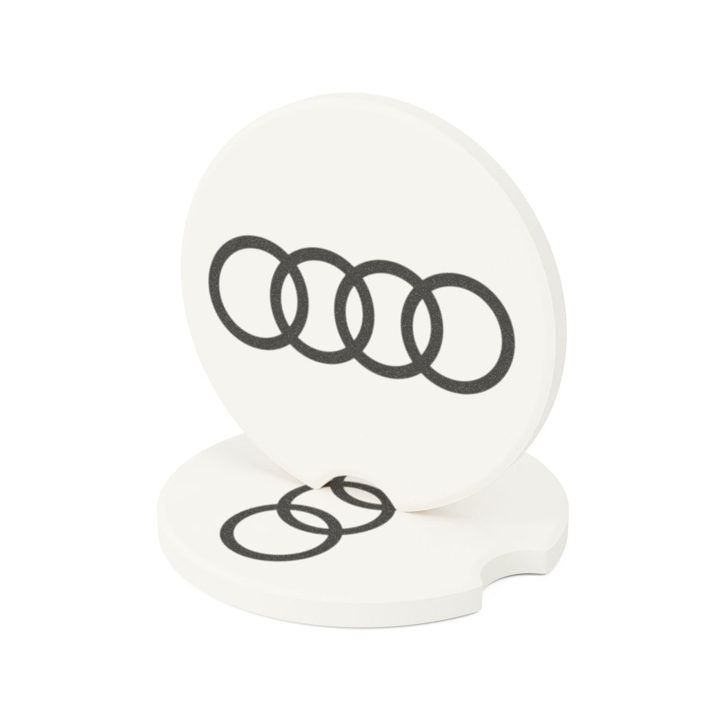 Audi Logo Soapstone Car Coaster