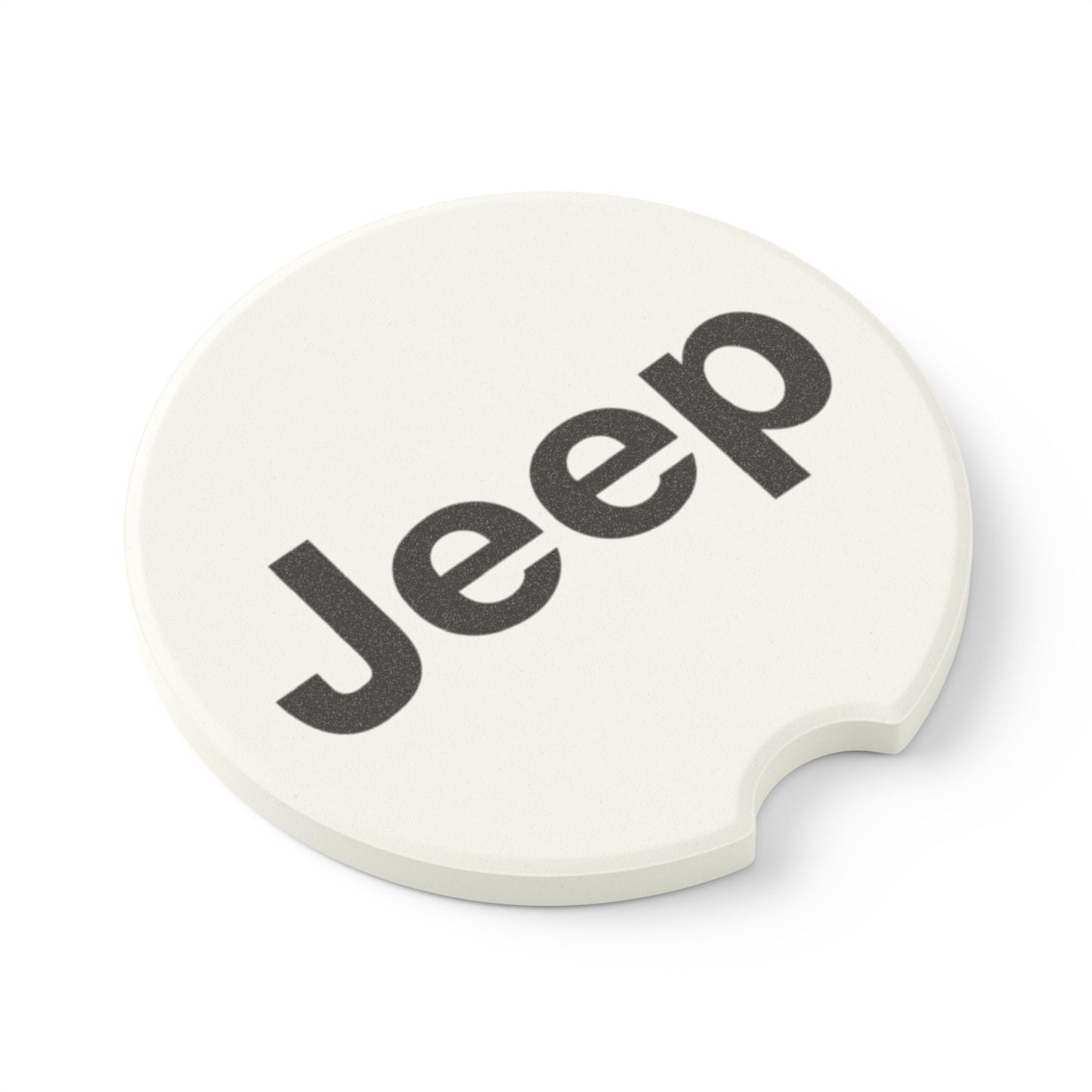 Jeep Logo Soapstone Car Coaster