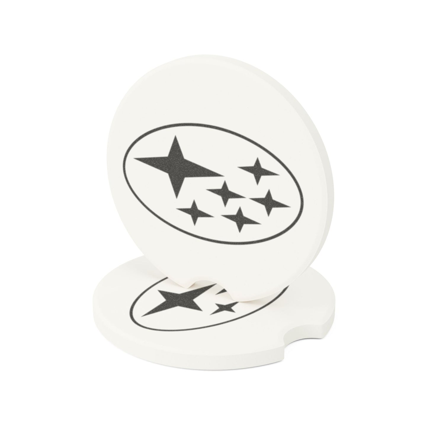 Subaru Logo Soapstone Car Coaster
