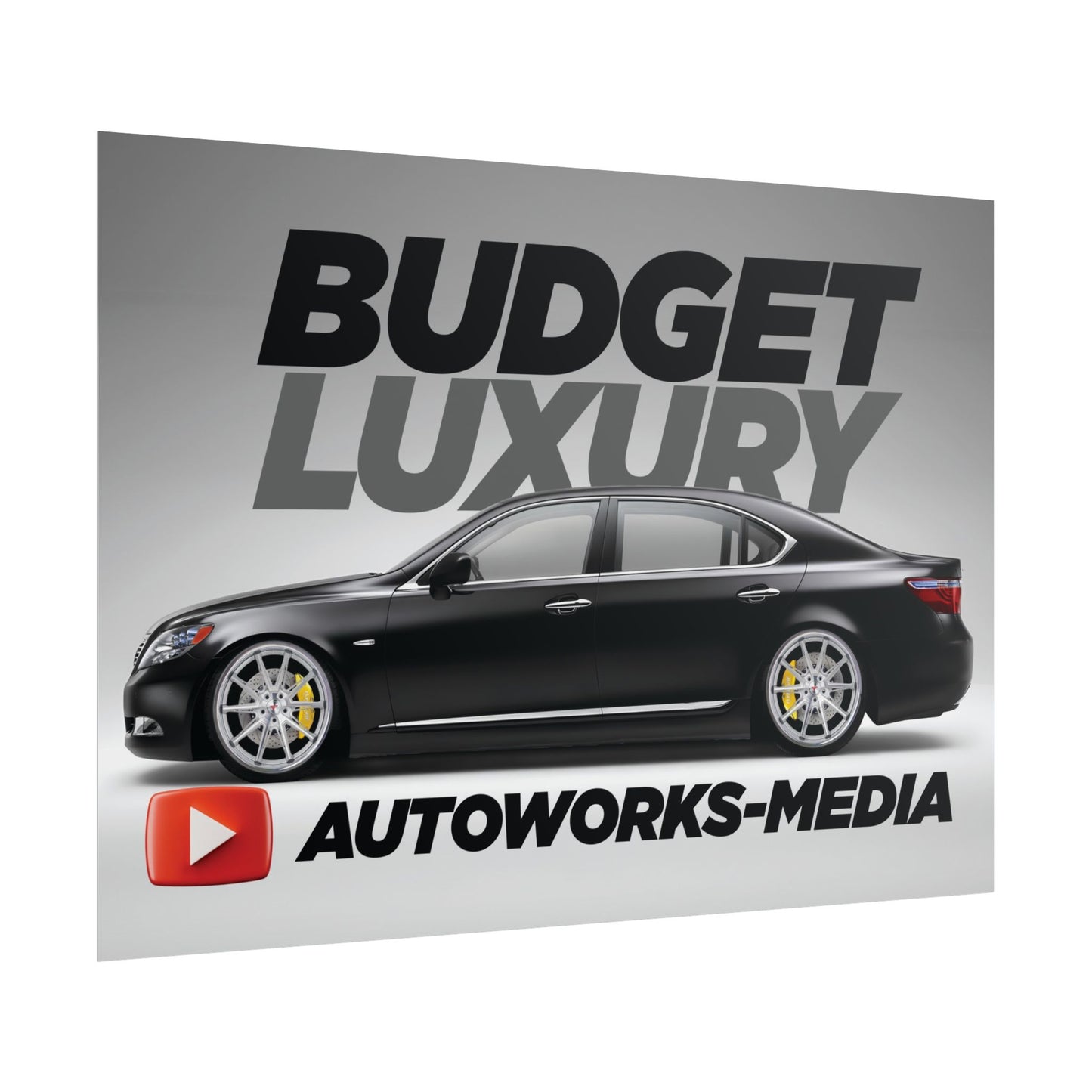 AutoWorks-Media, Lexus LS460 "Budget Luxury" Project Poster