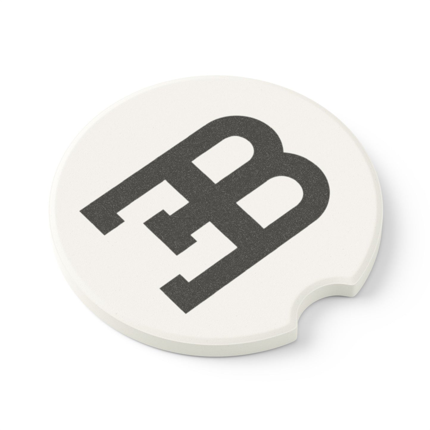 Bugatti Logo Soapstone Car Coaster