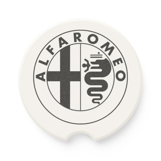 Alfa Romeo Logo Soapstone Car Coaster