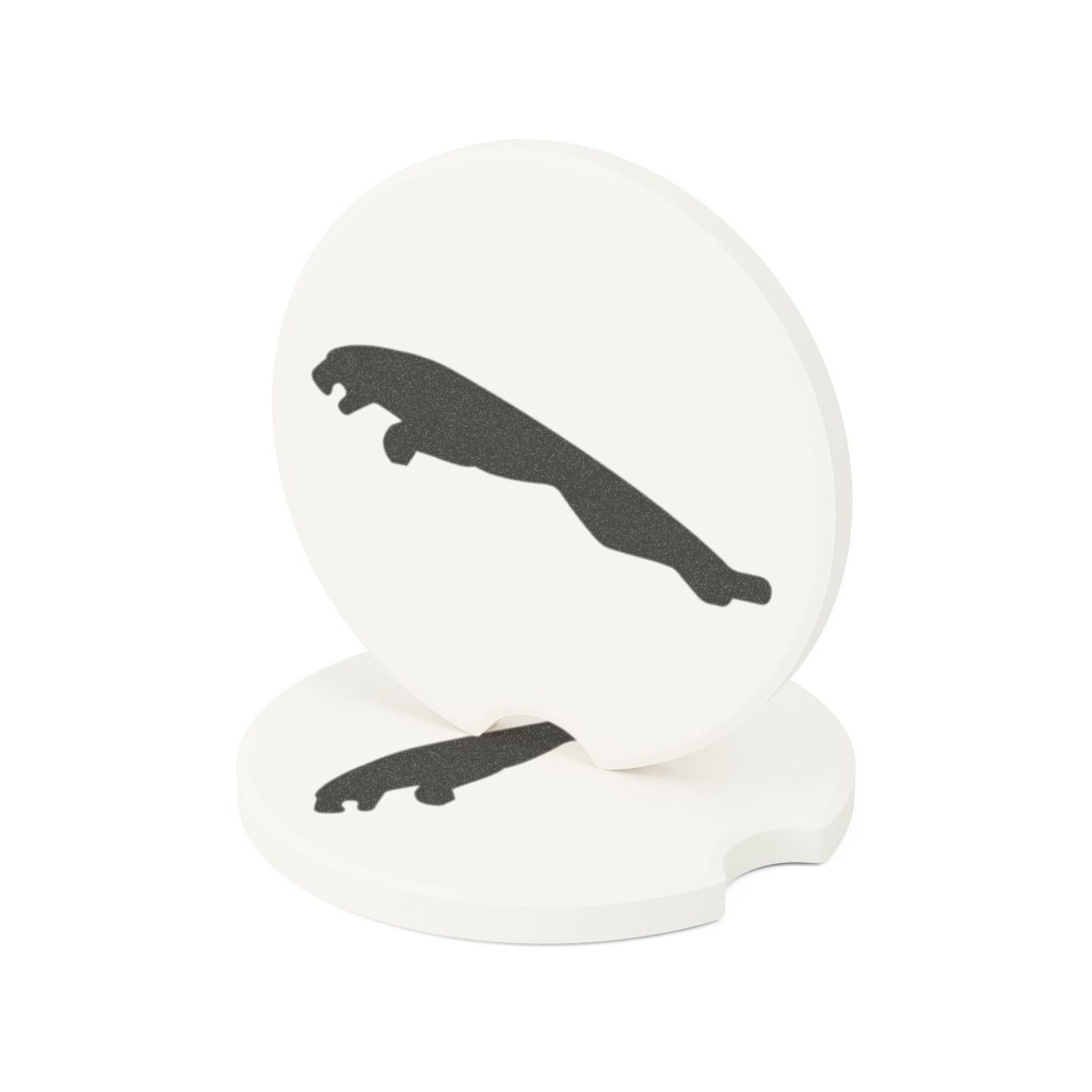 Jaguar Logo Soapstone Car Coaster