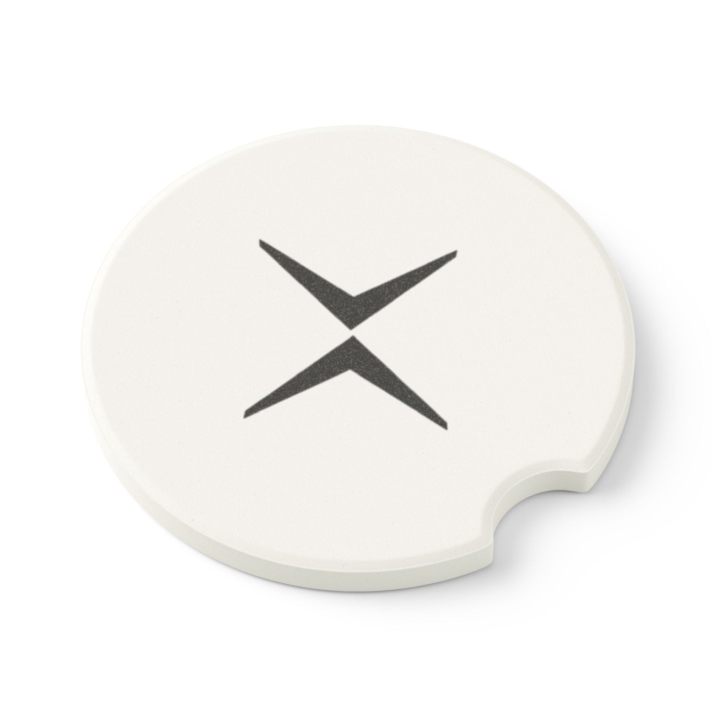 Polestar Logo Soapstone Car Coaster
