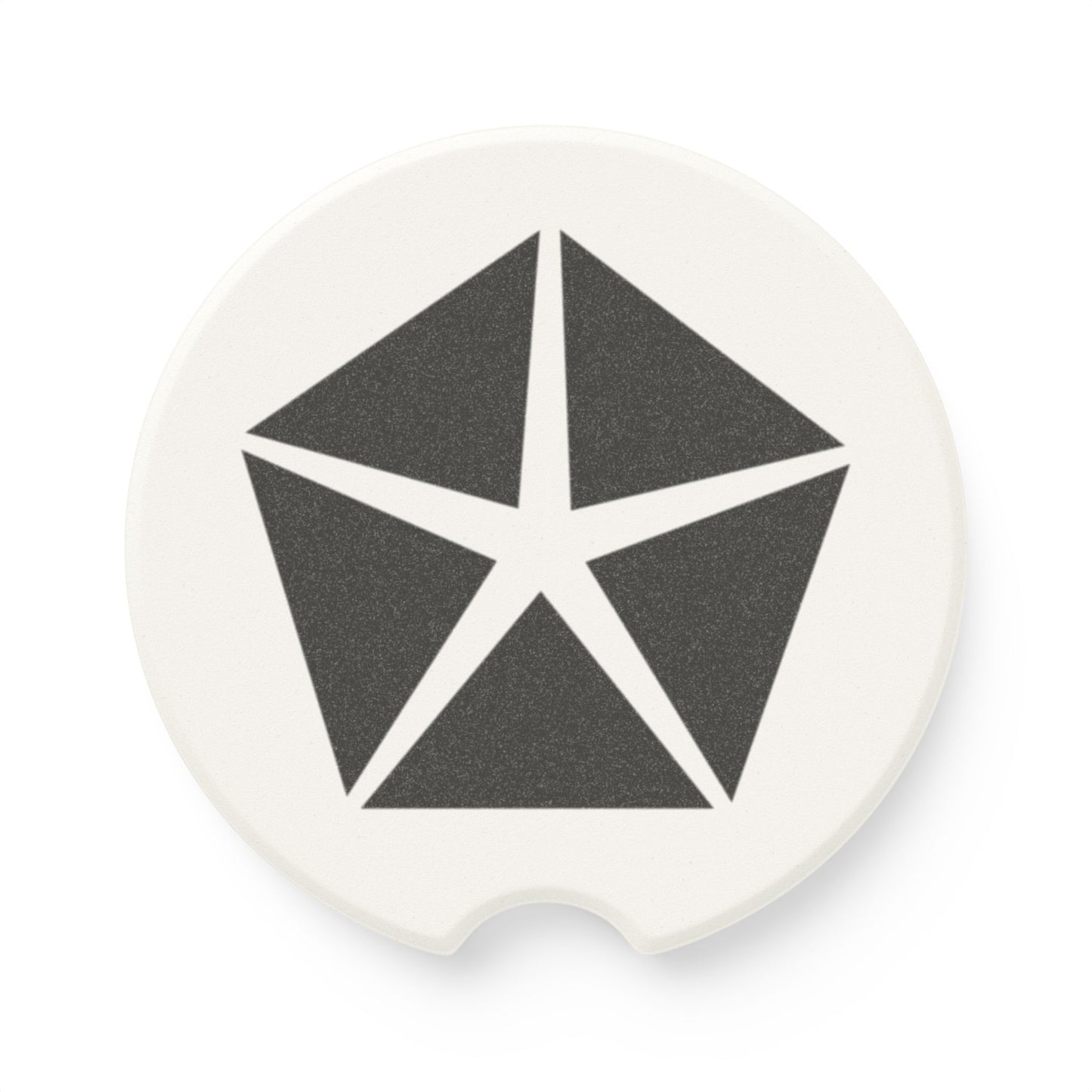 Chrysler Logo Soapstone Car Coaster