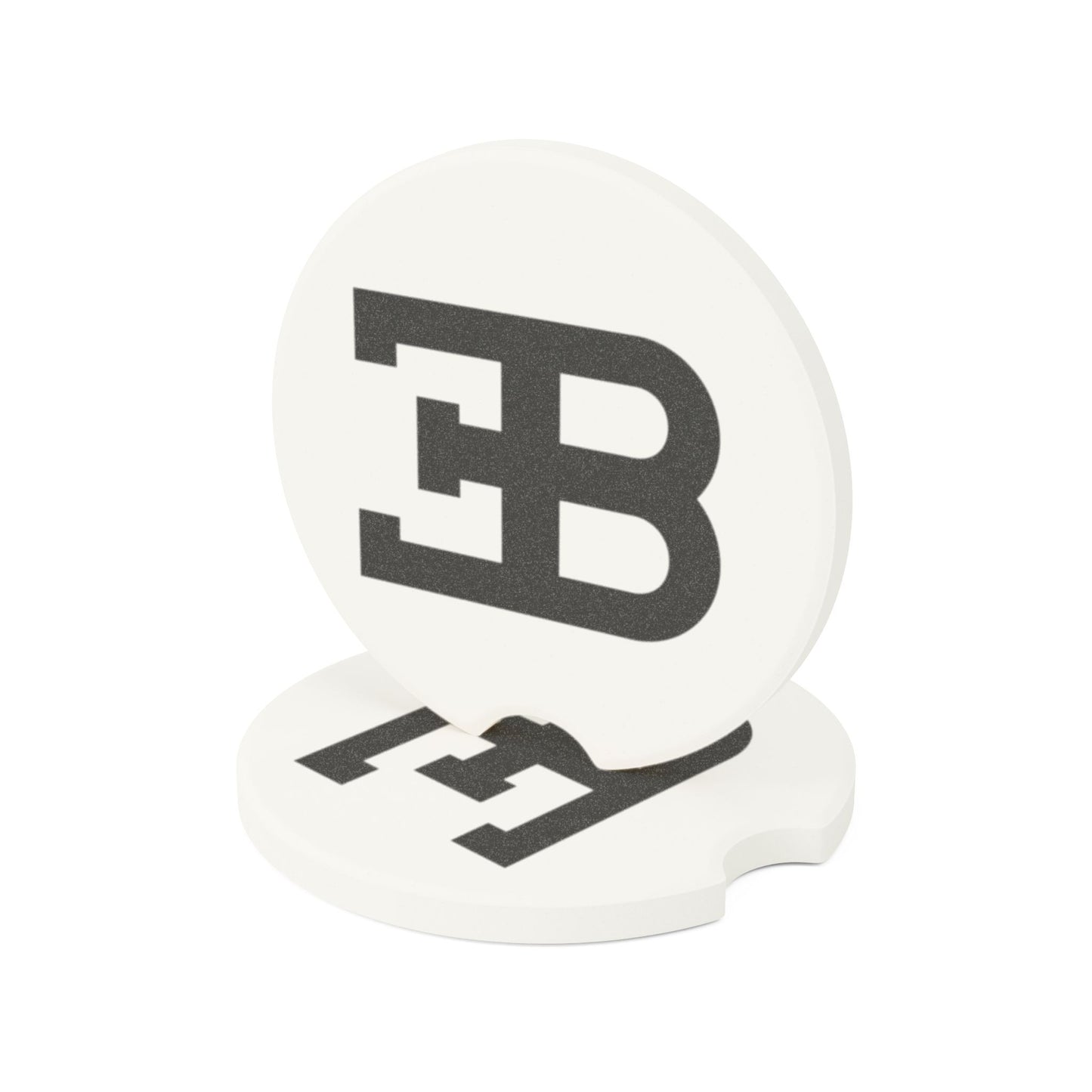 Bugatti Logo Soapstone Car Coaster