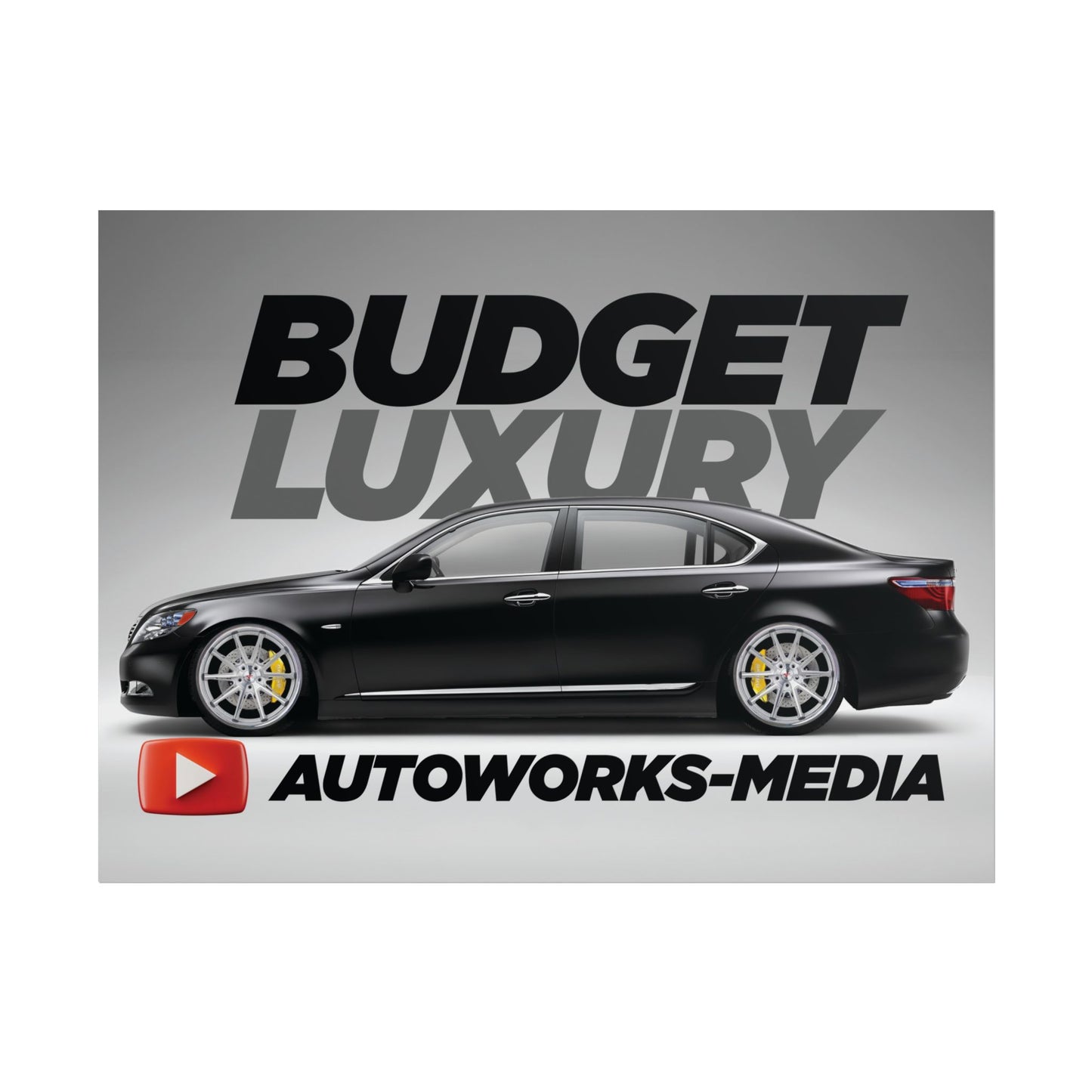 AutoWorks-Media, Lexus LS460 "Budget Luxury" Project Poster