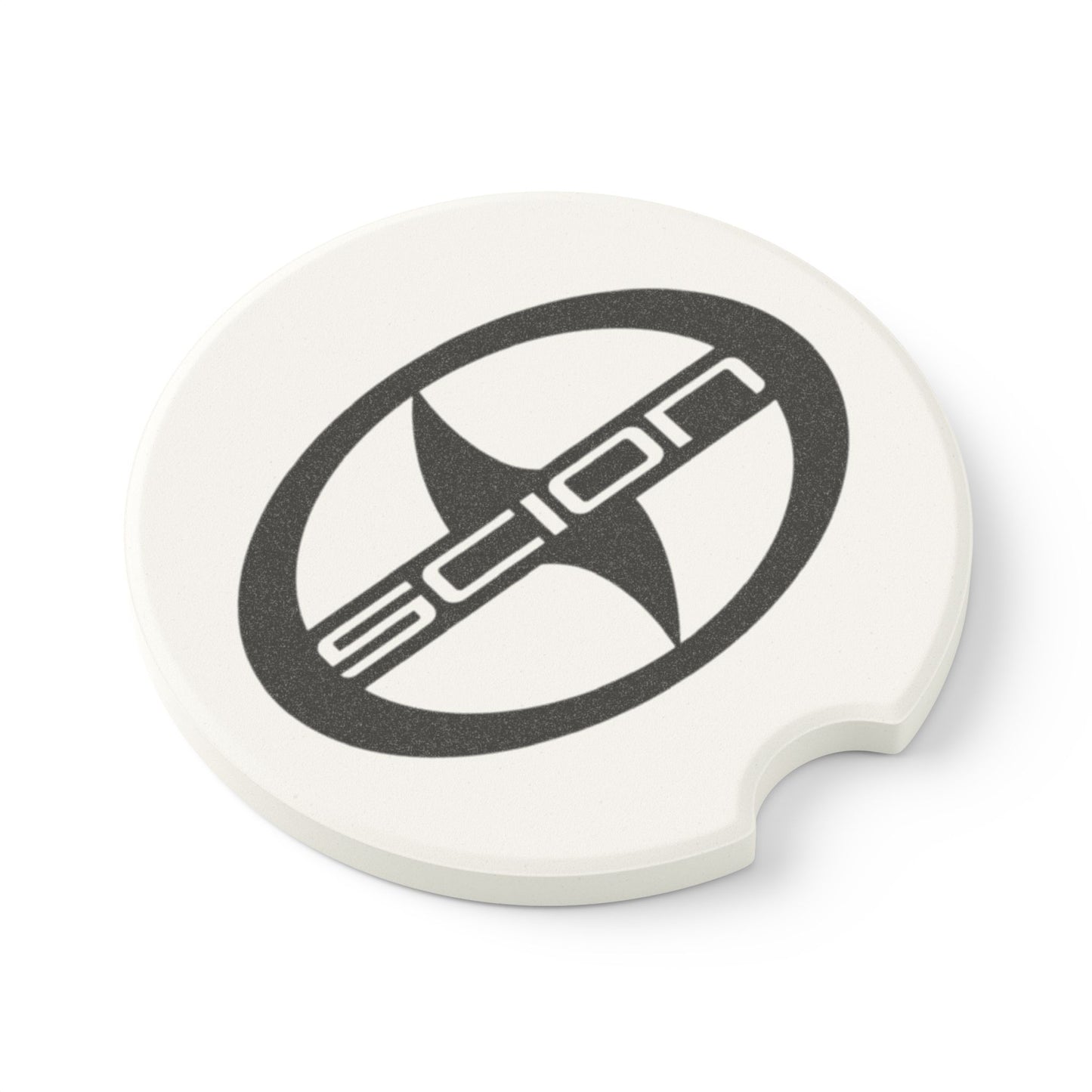Scion Logo Soapstone Car Coaster