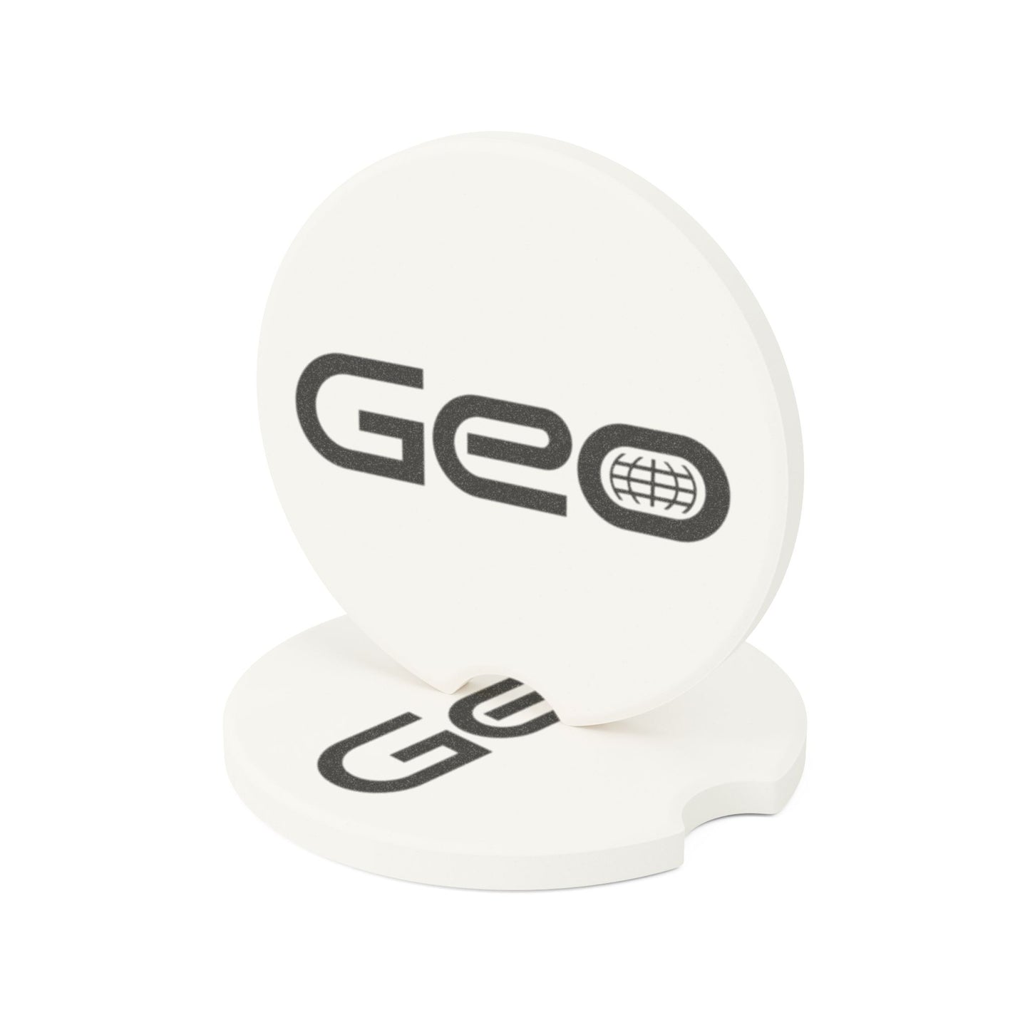 Geo Logo Soapstone Car Coaster