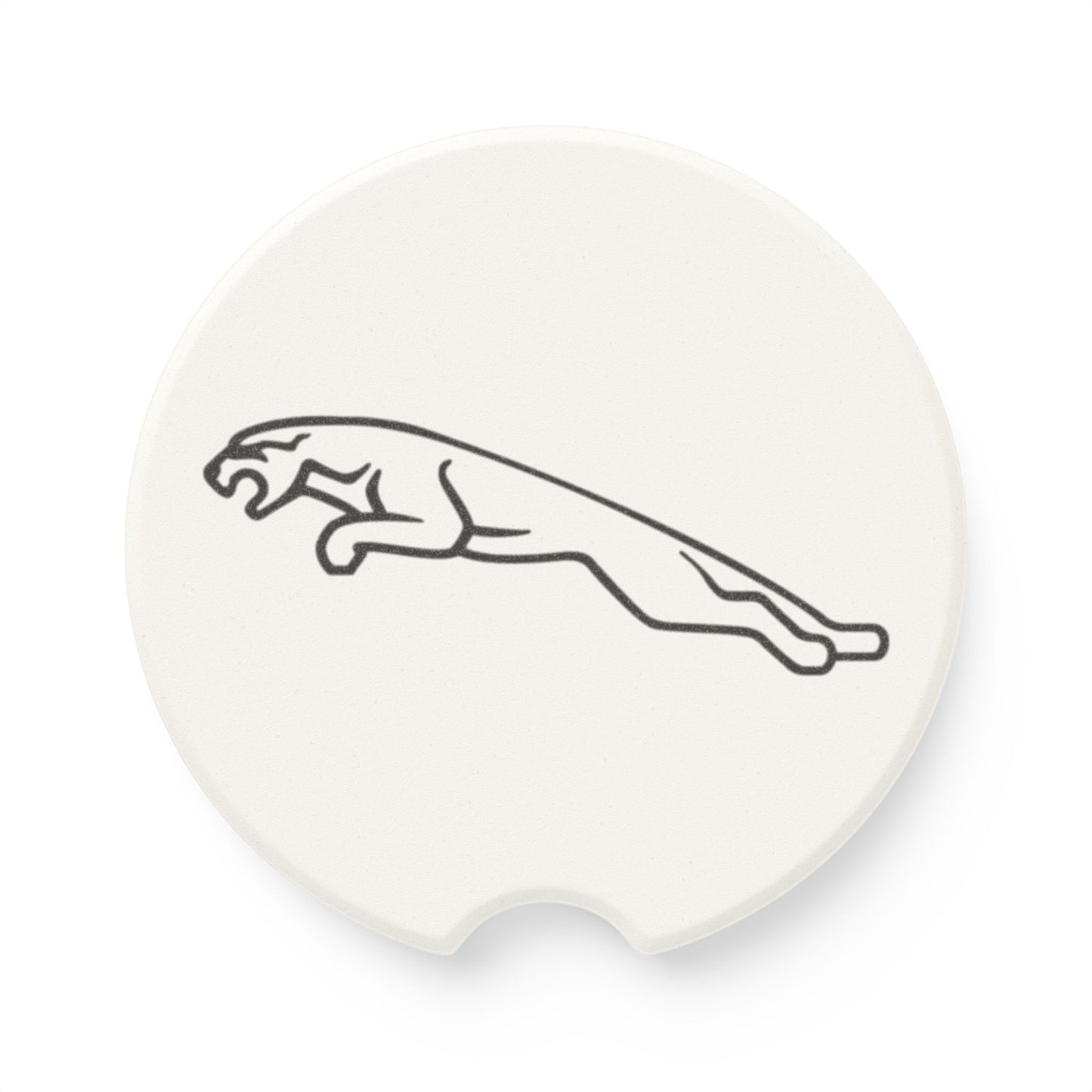 Jaguar Logo Soapstone Car Coaster