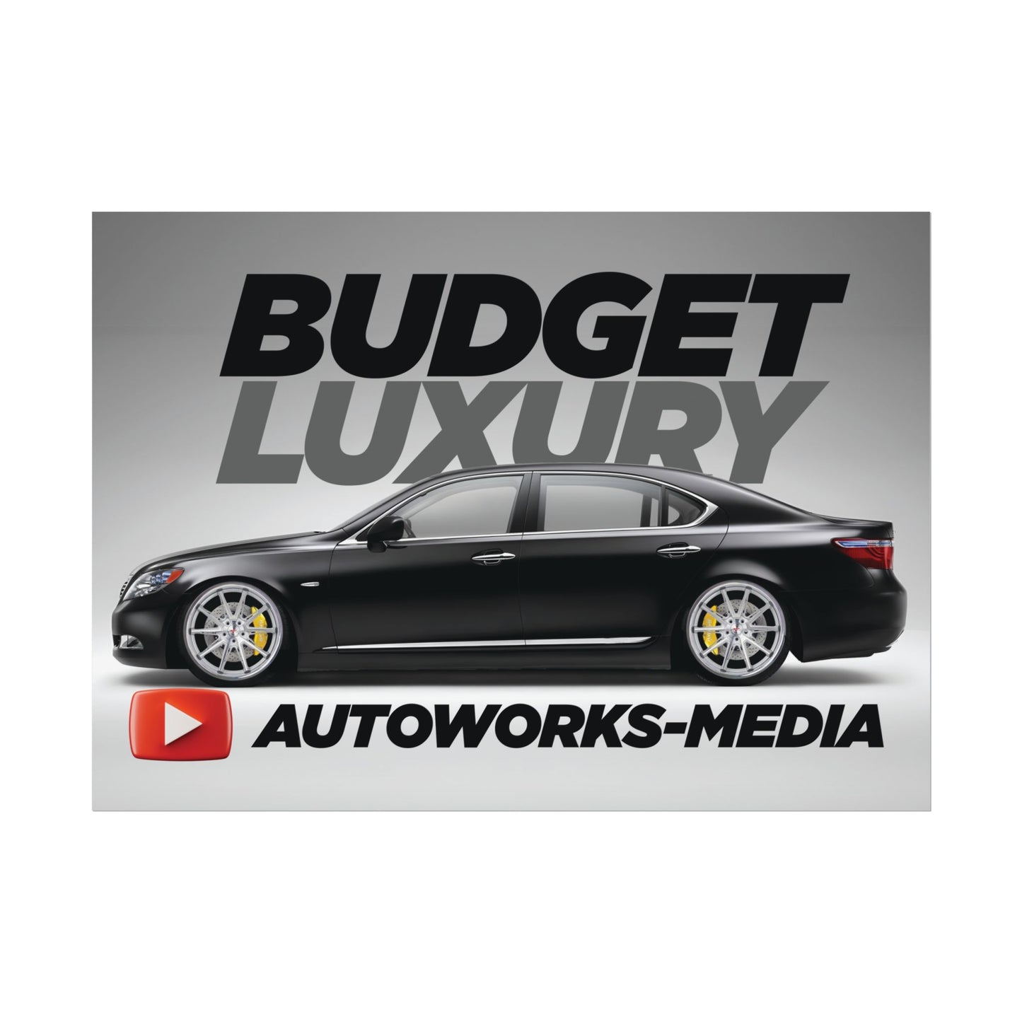 AutoWorks-Media, Lexus LS460 "Budget Luxury" Project Poster