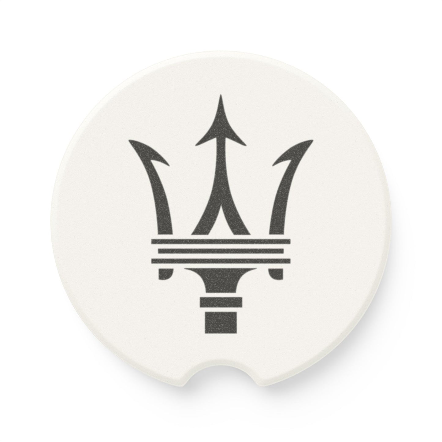 Maserati Logo Soapstone Car Coaster