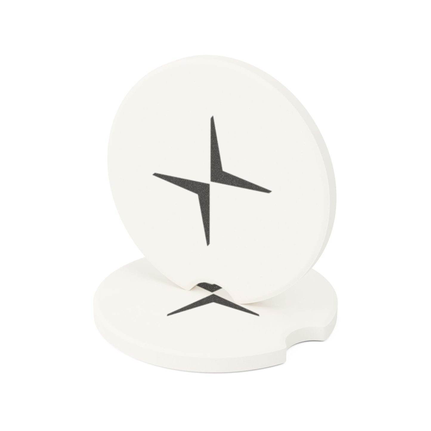 Polestar Logo Soapstone Car Coaster