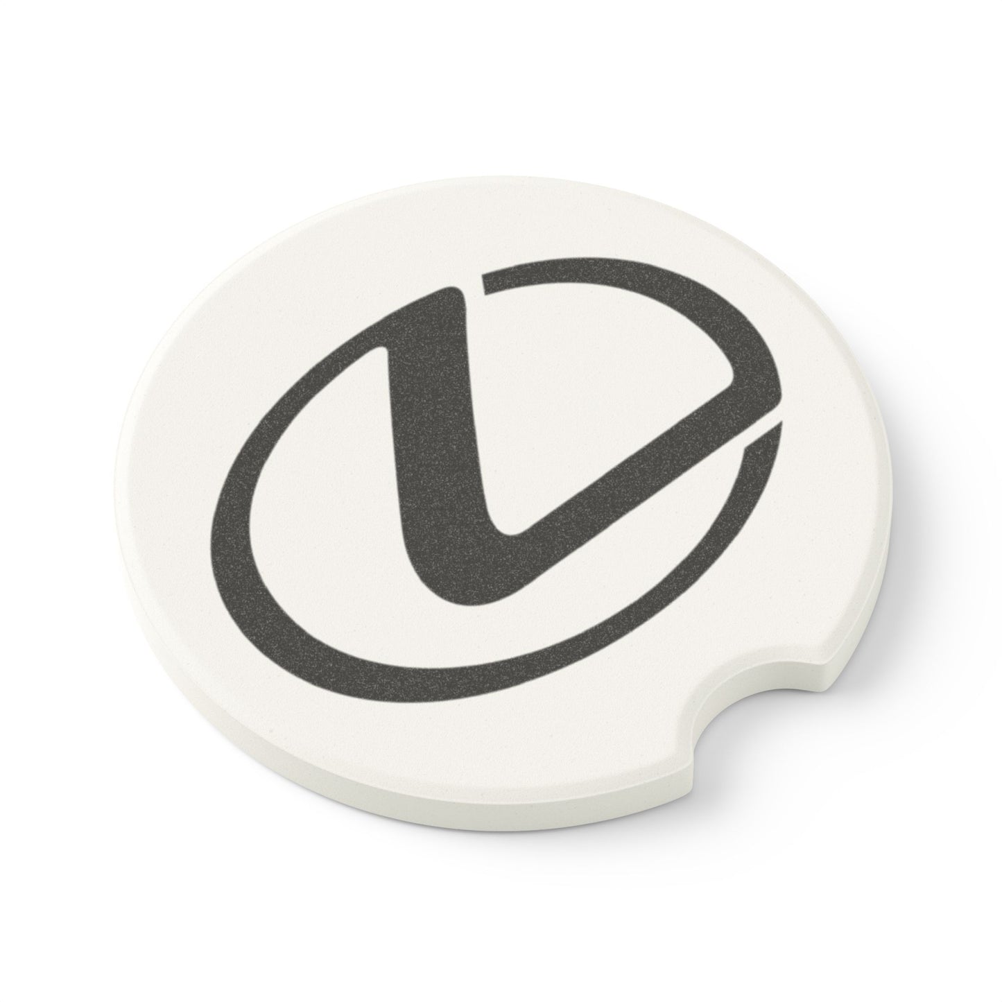 Lexus Logo Soapstone Car Coaster